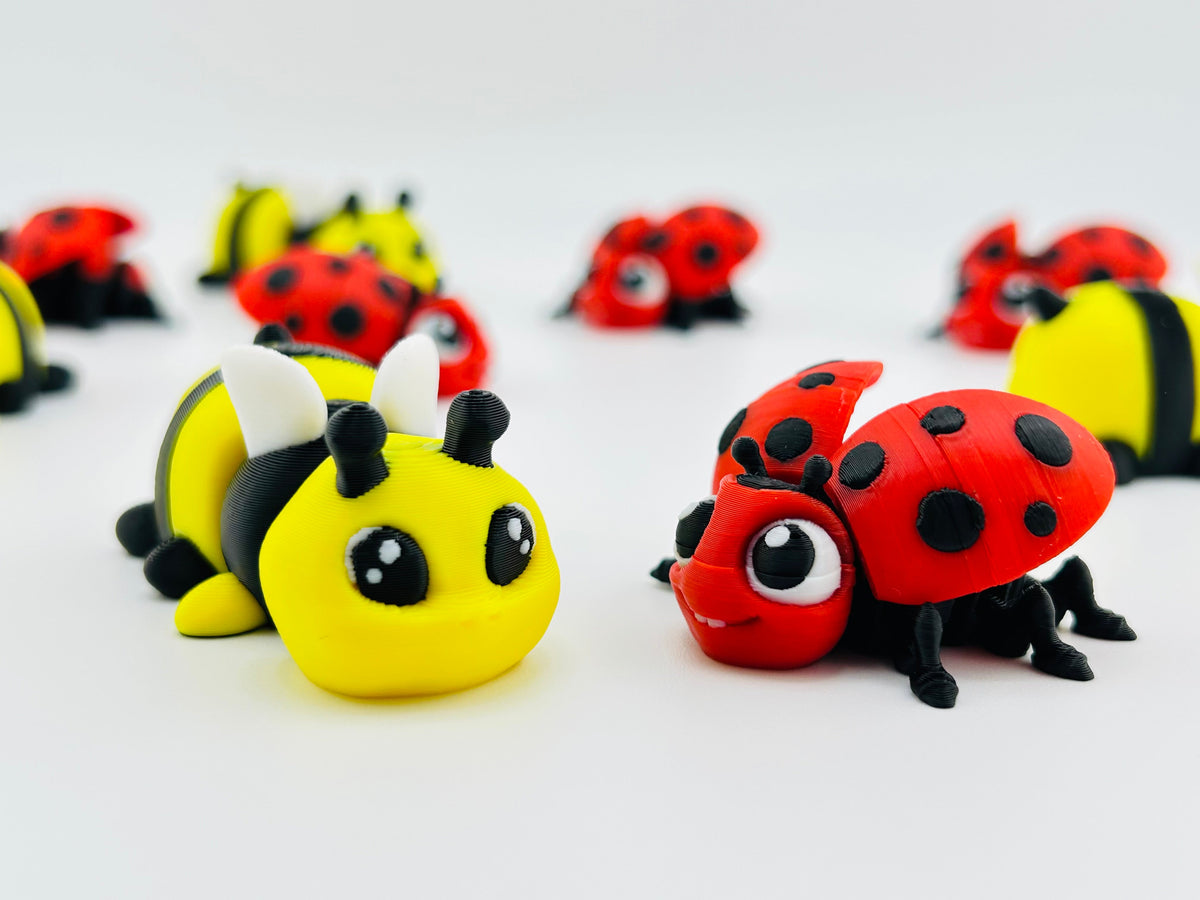3D Printed Bugs and Insects Fidgets