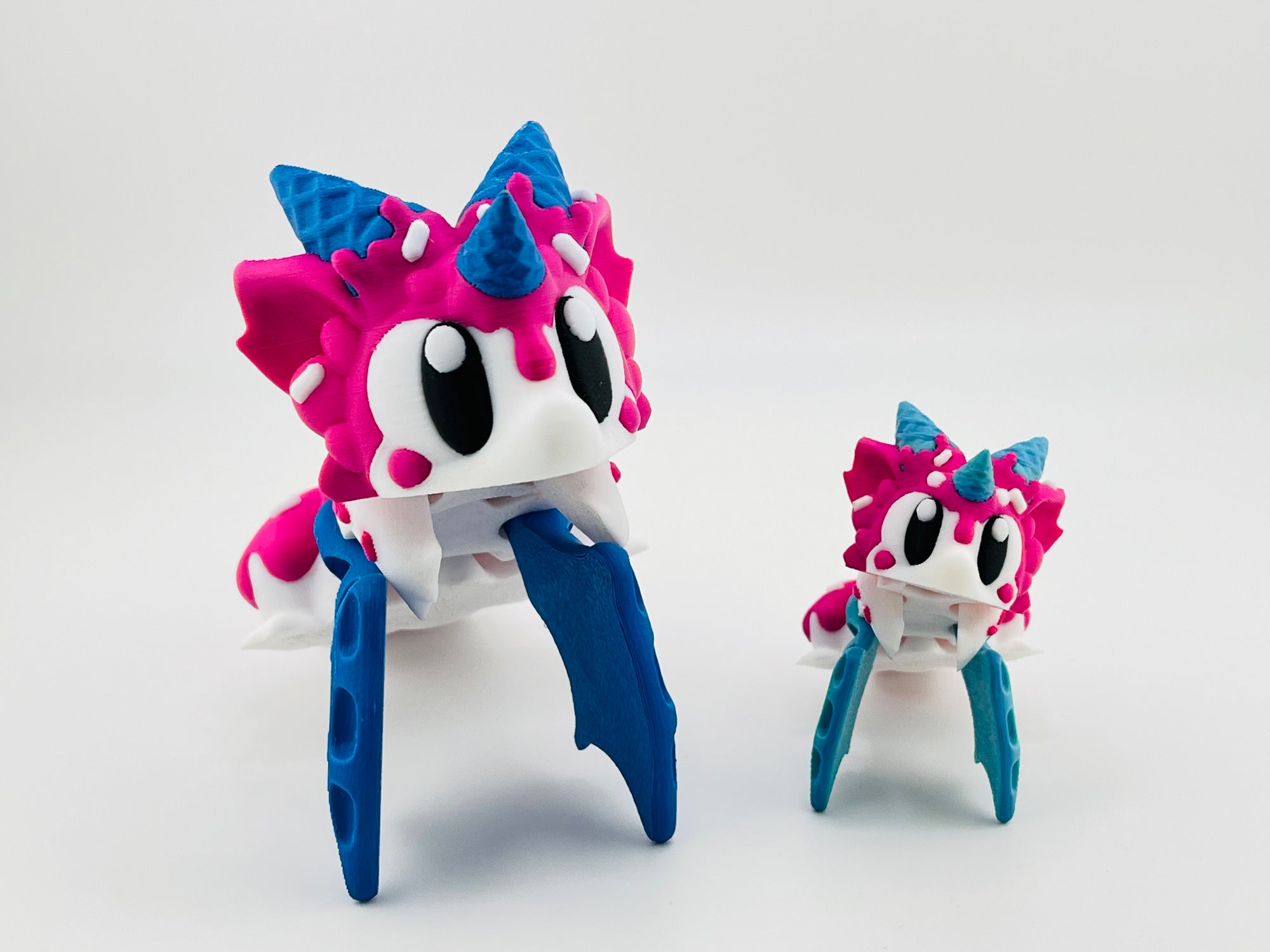 Sugar Rush Dragon Pink Blue Extra Large