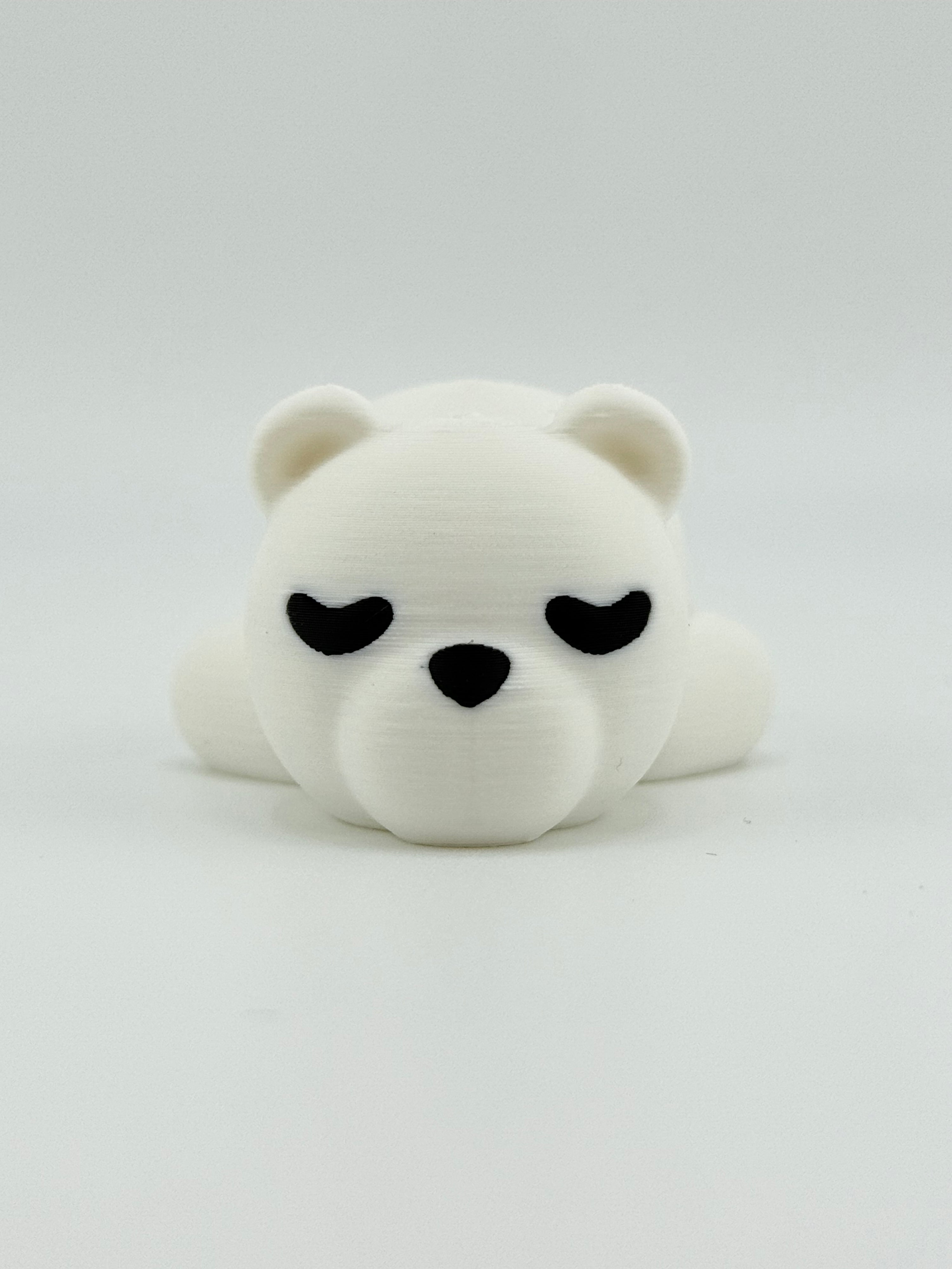 Mini Polar Bear Keychain