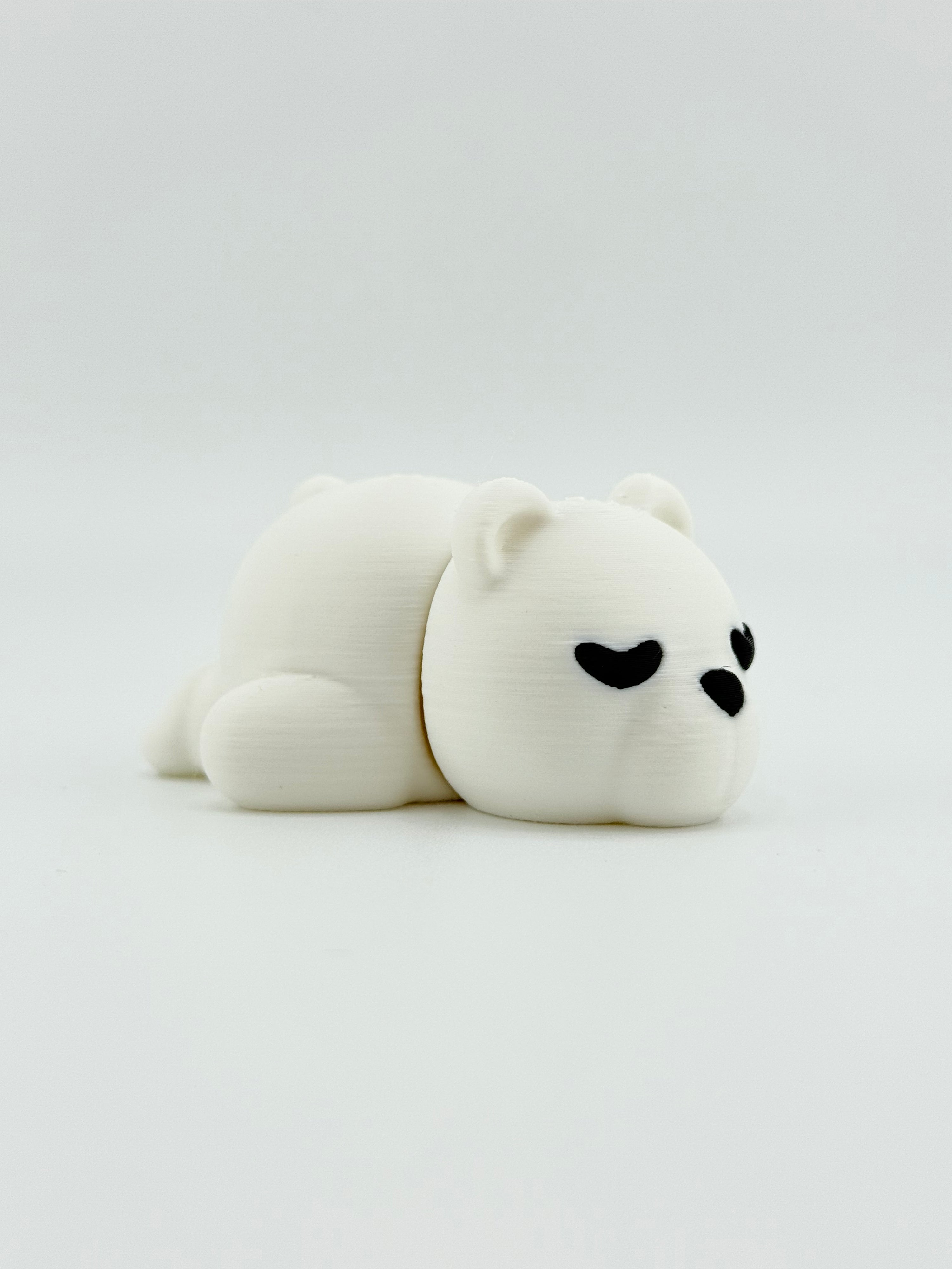 Mini Polar Bear Keychain