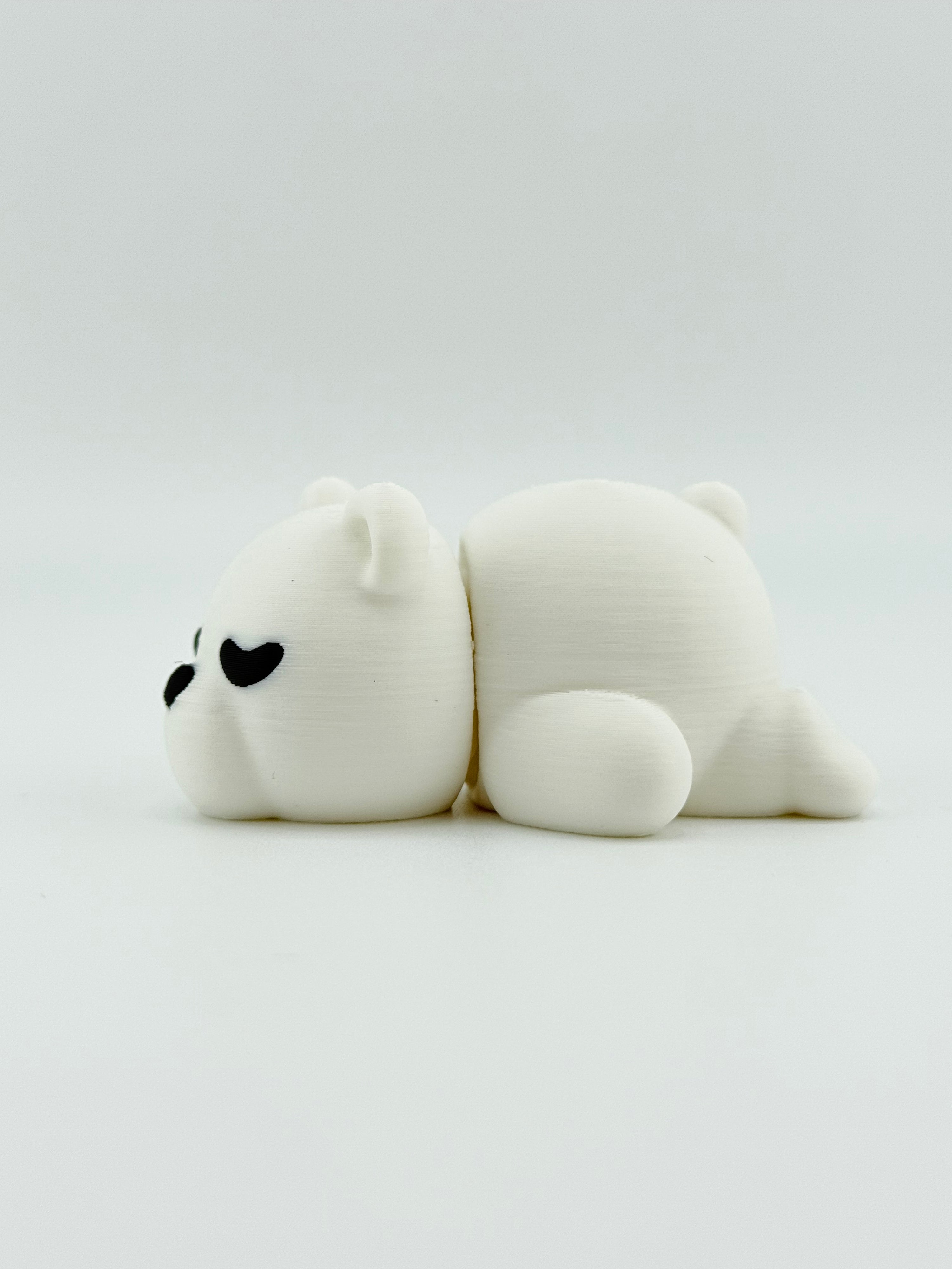 Mini Polar Bear Keychain