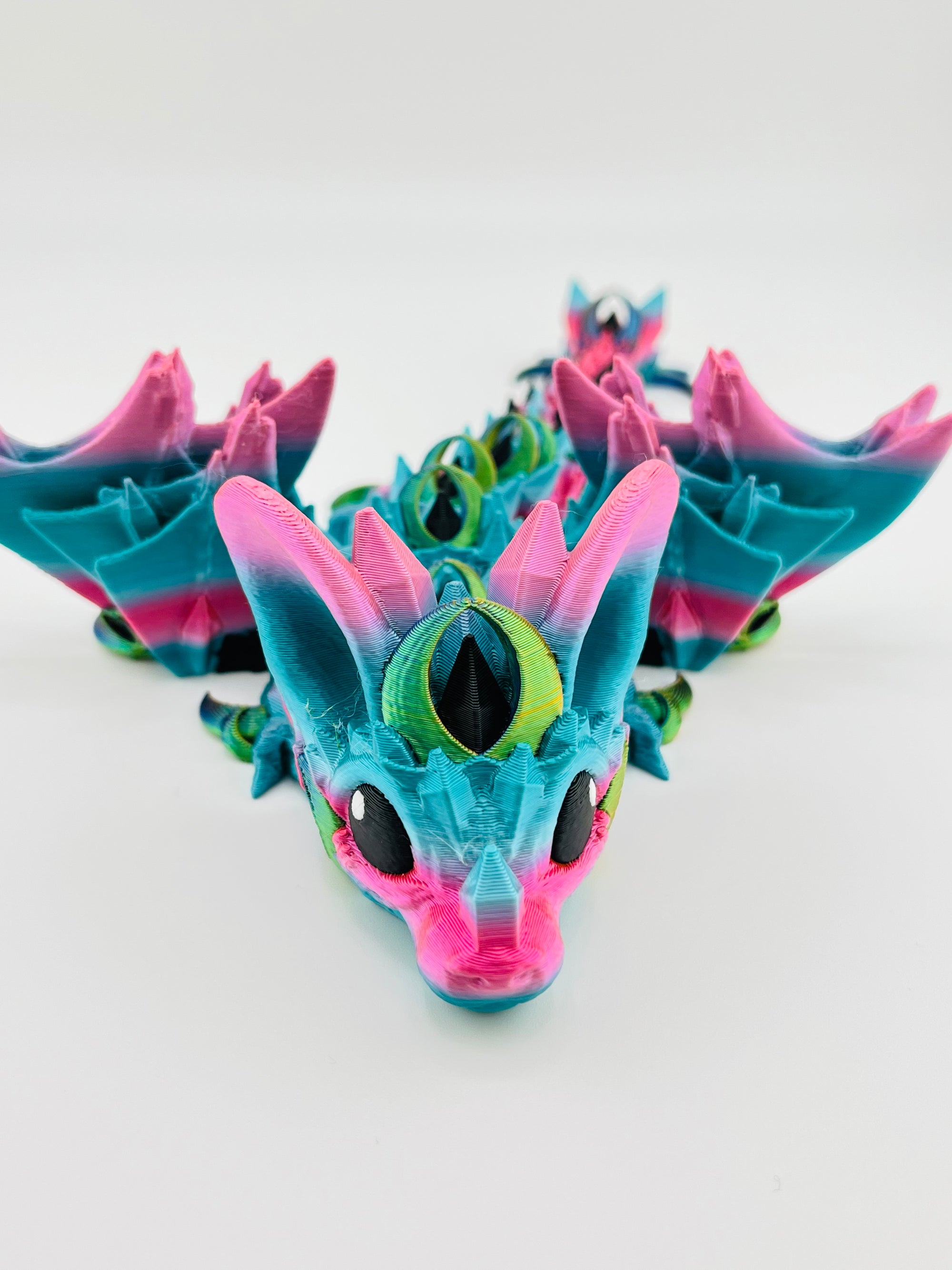 Pink And Blue Baby Nightwing Dragon