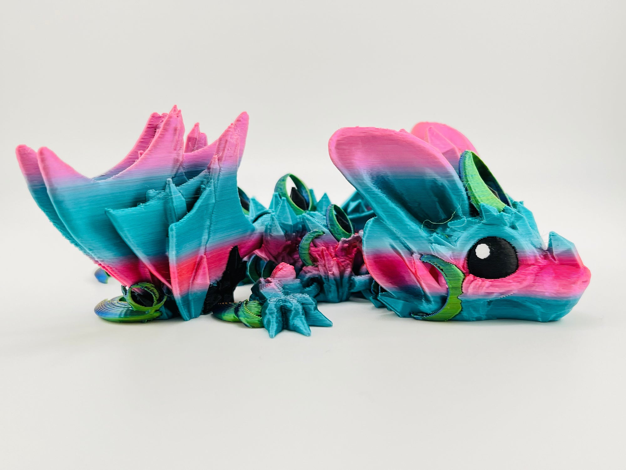 Pink And Blue Baby Nightwing Dragon