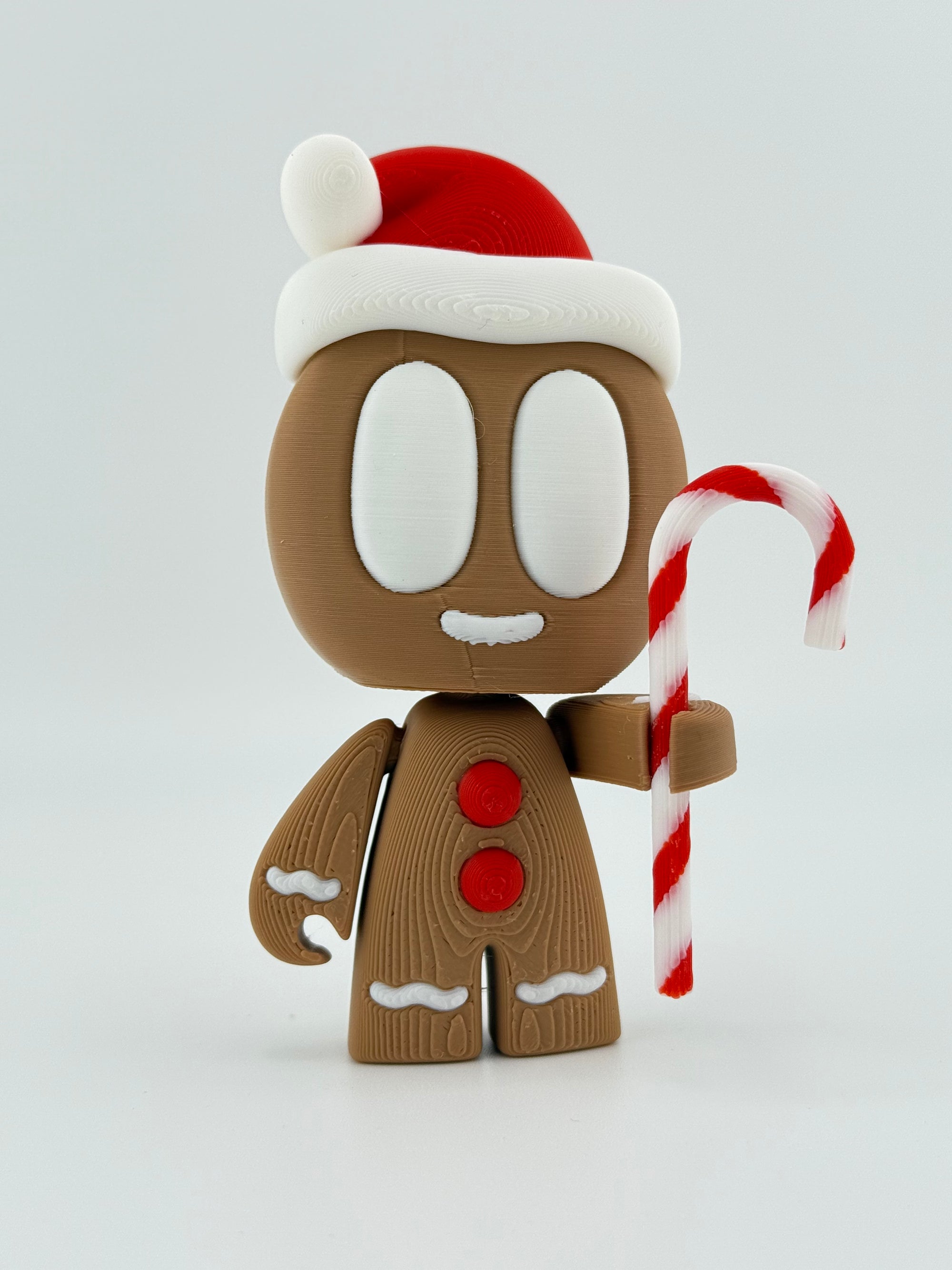 Gingerbread Man With Christmas Hat