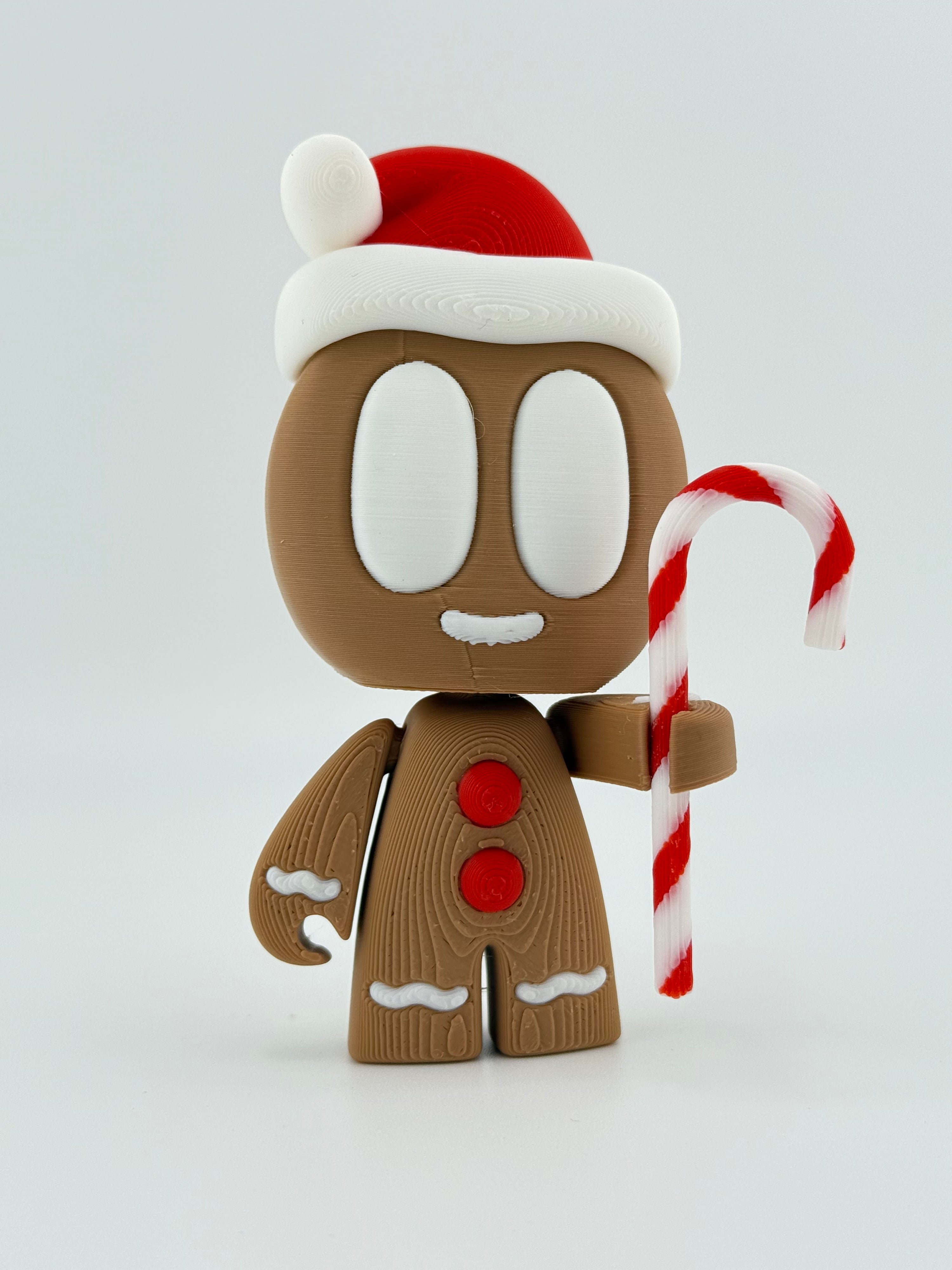 Gingerbread Man With Christmas Hat