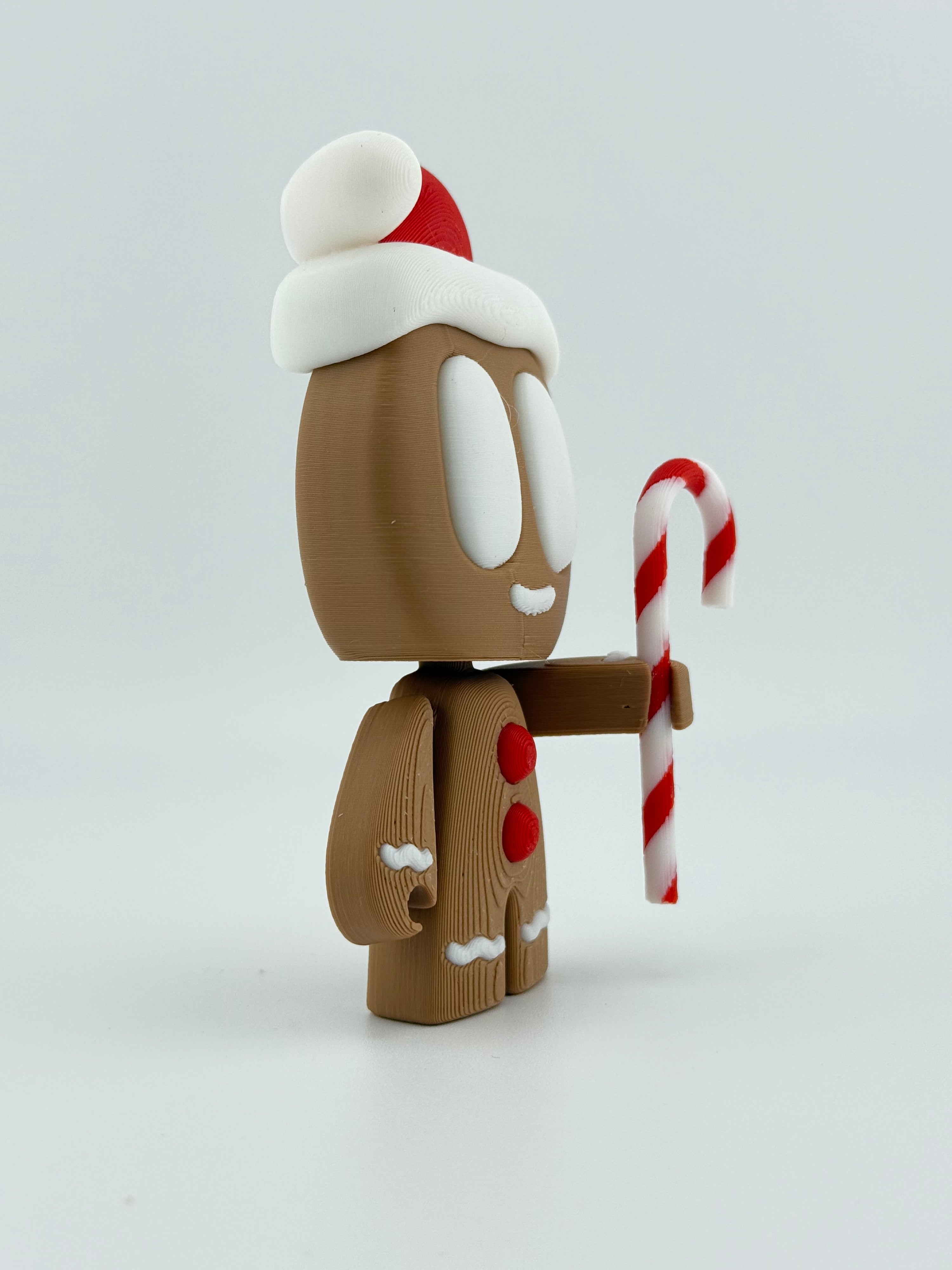 Gingerbread Man With Christmas Hat