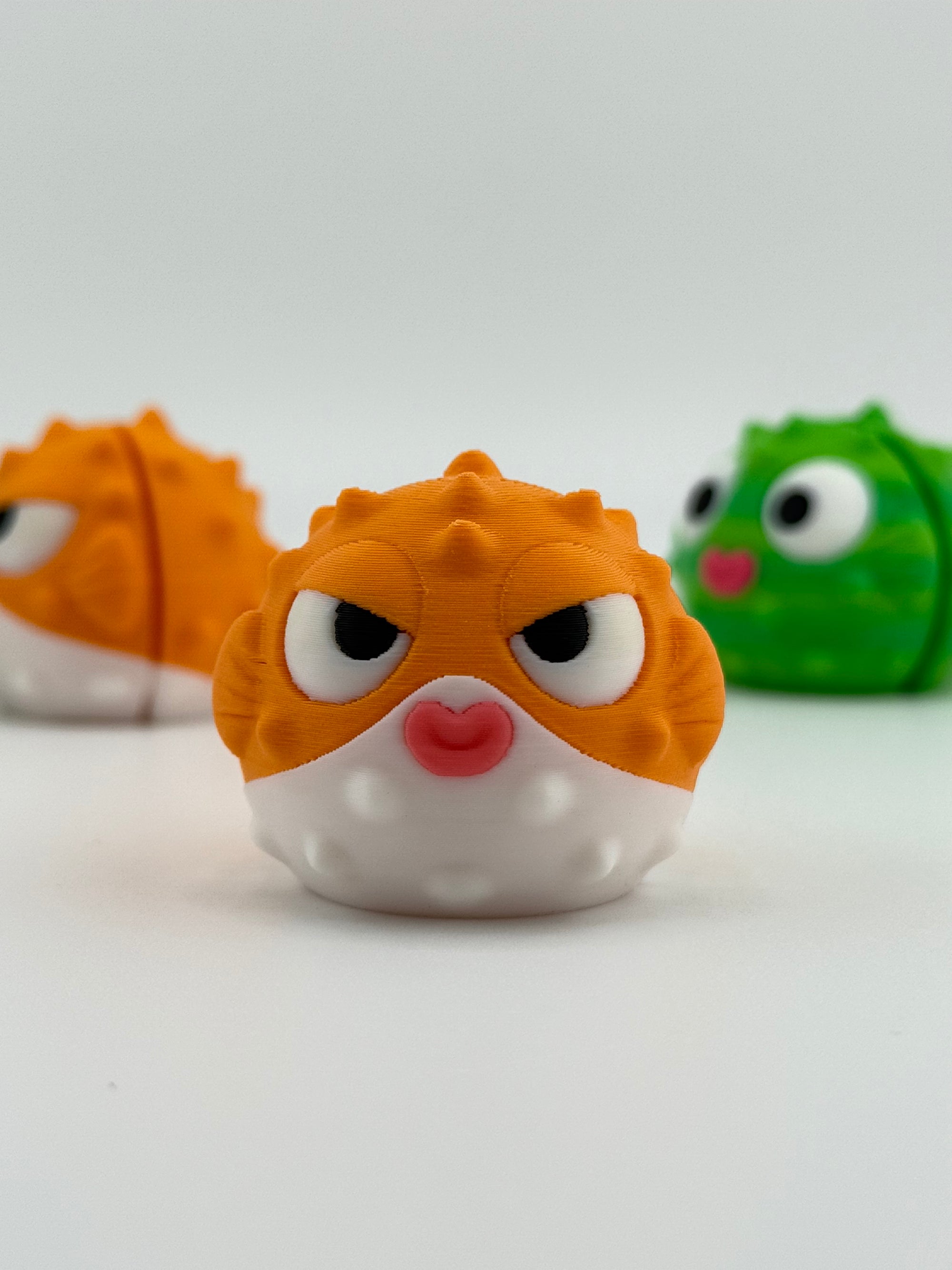 Orange Puffer Fish