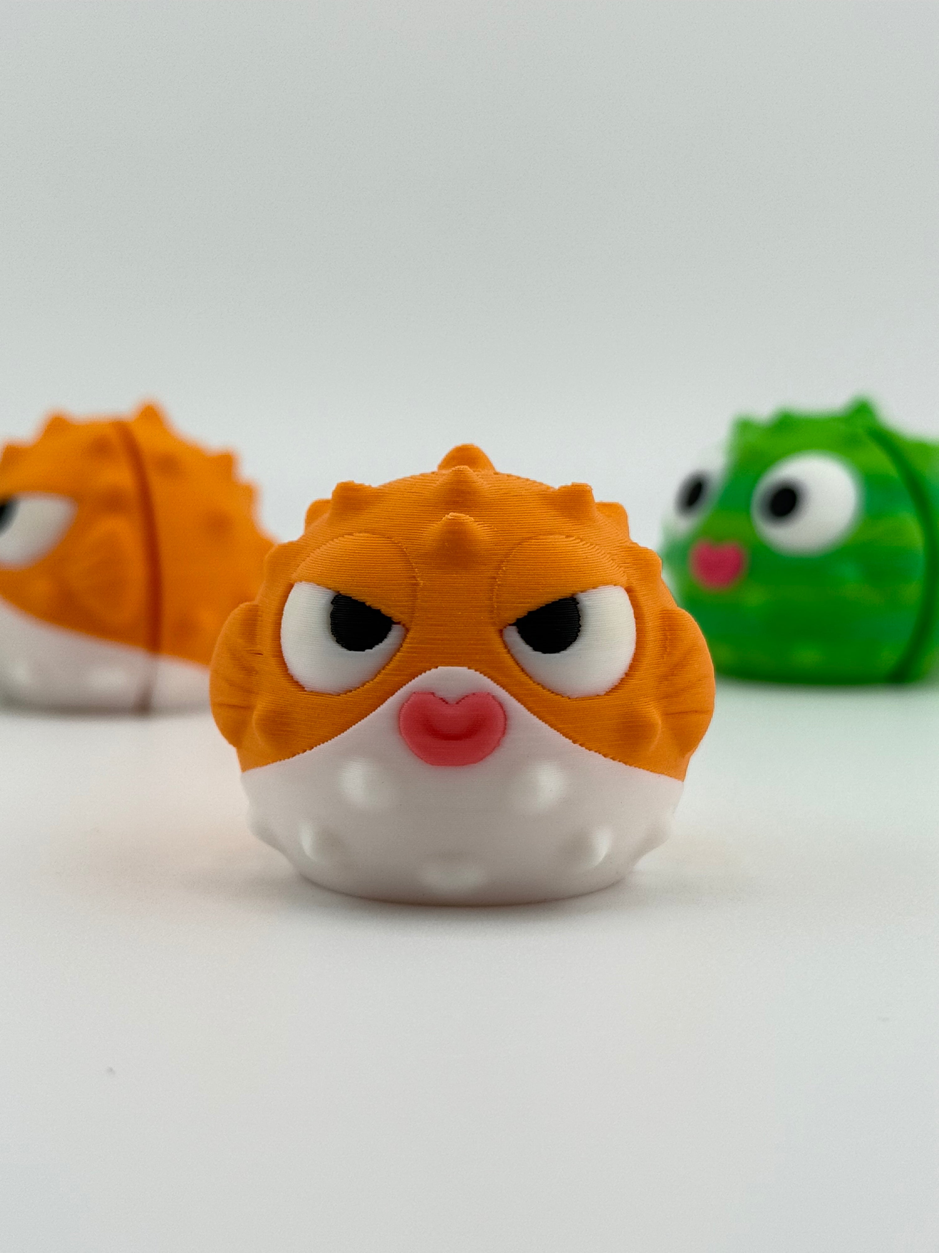 Orange Puffer Fish