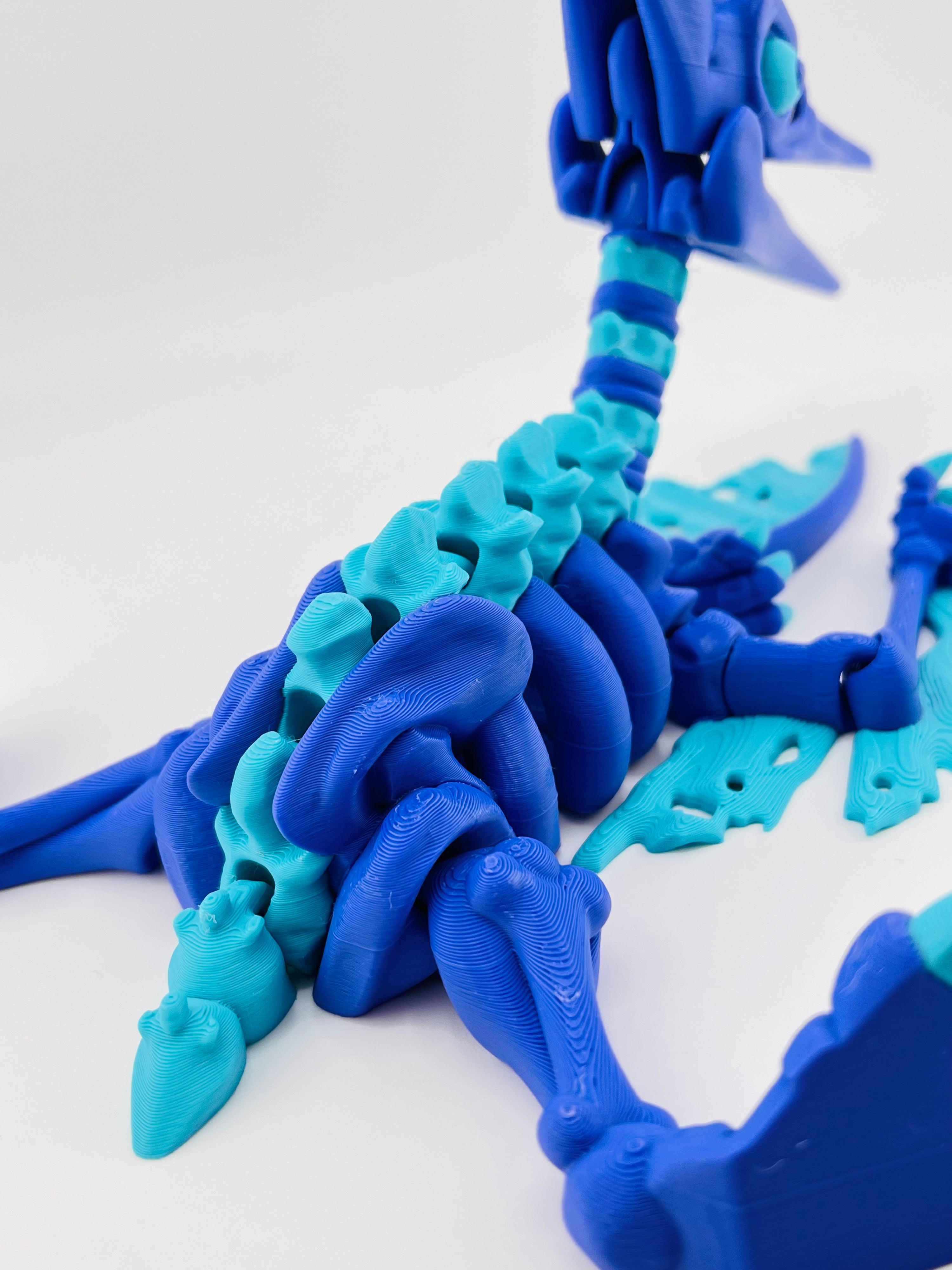 Dark Blue Skeleton Pteranodon