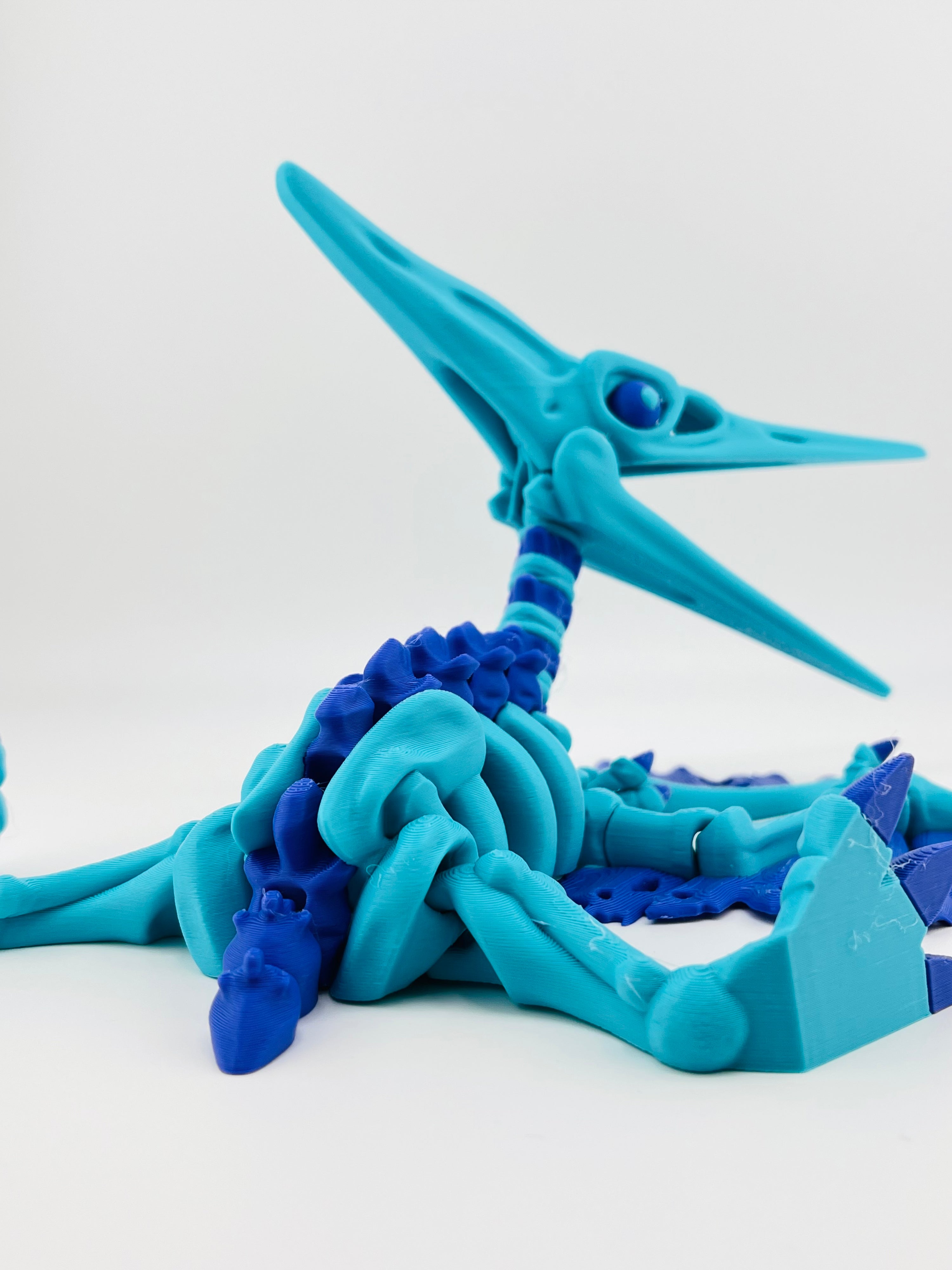 Blue Skeleton Pteranodon