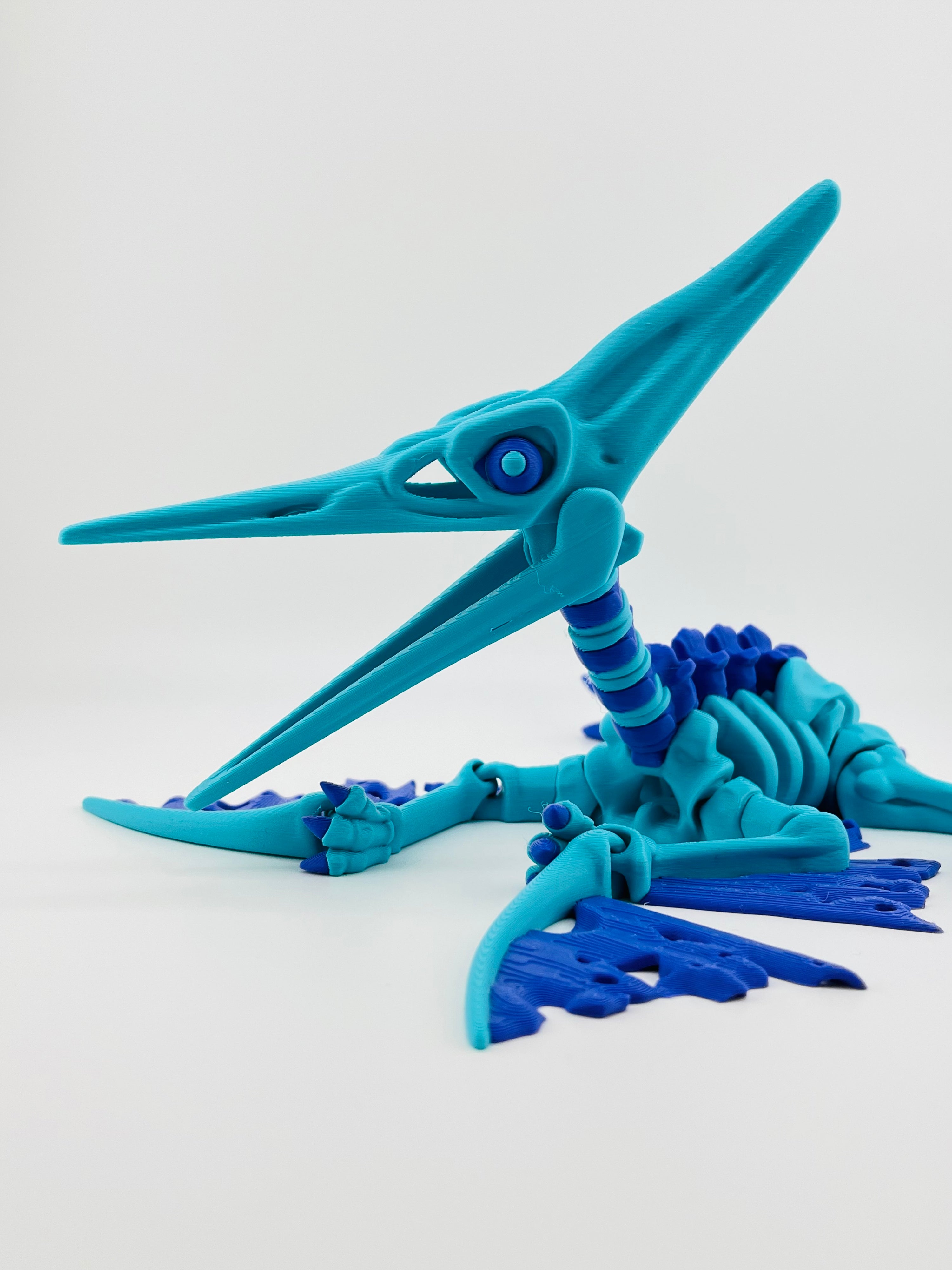 Blue Skeleton Pteranodon