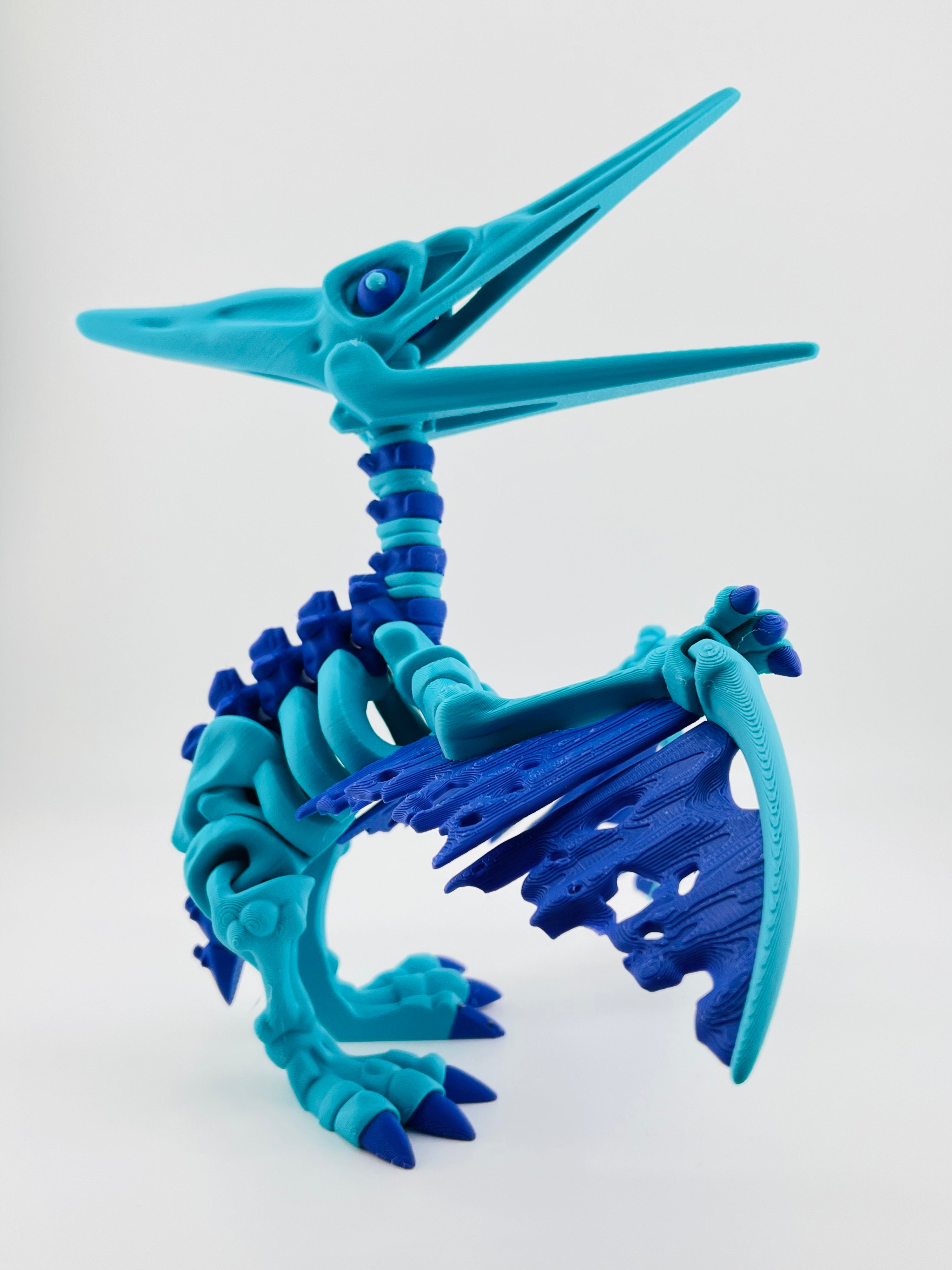 Blue Skeleton Pteranodon