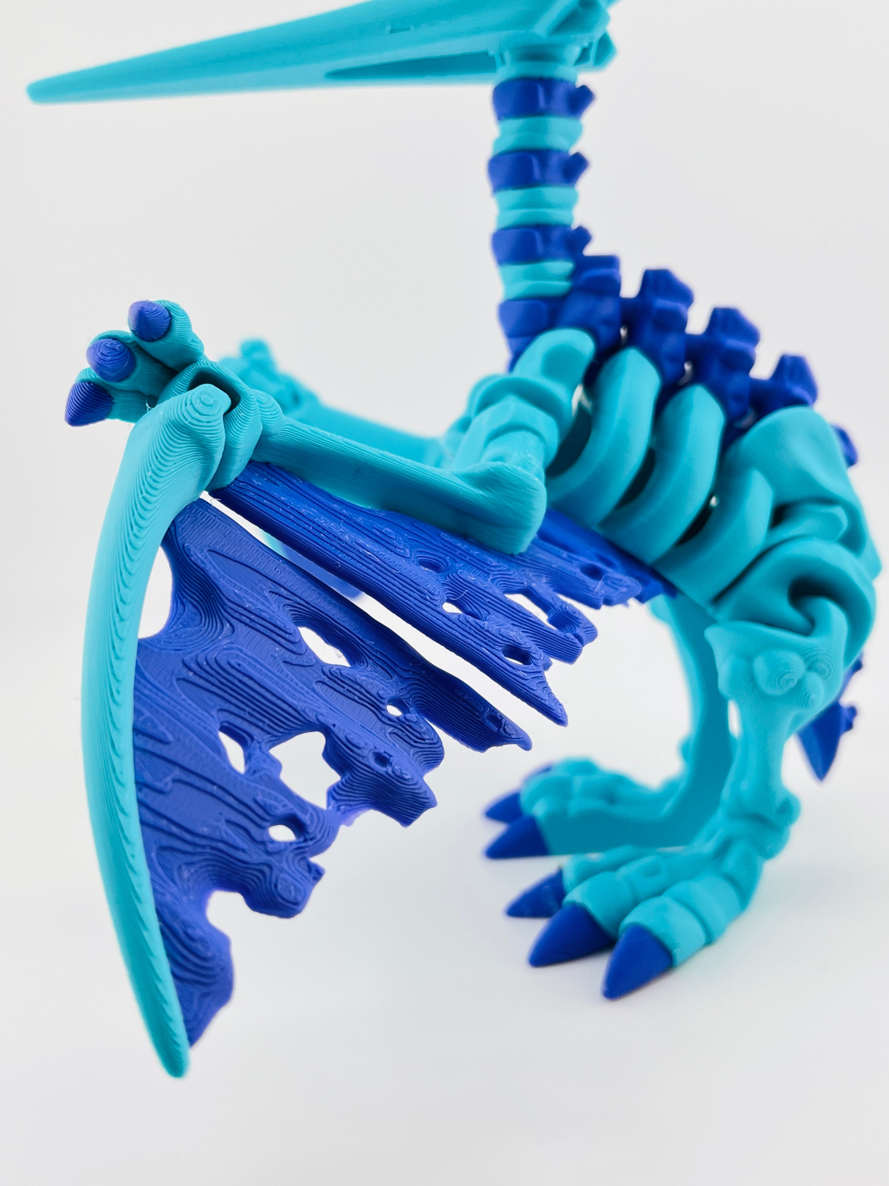 Blue Skeleton Pteranodon