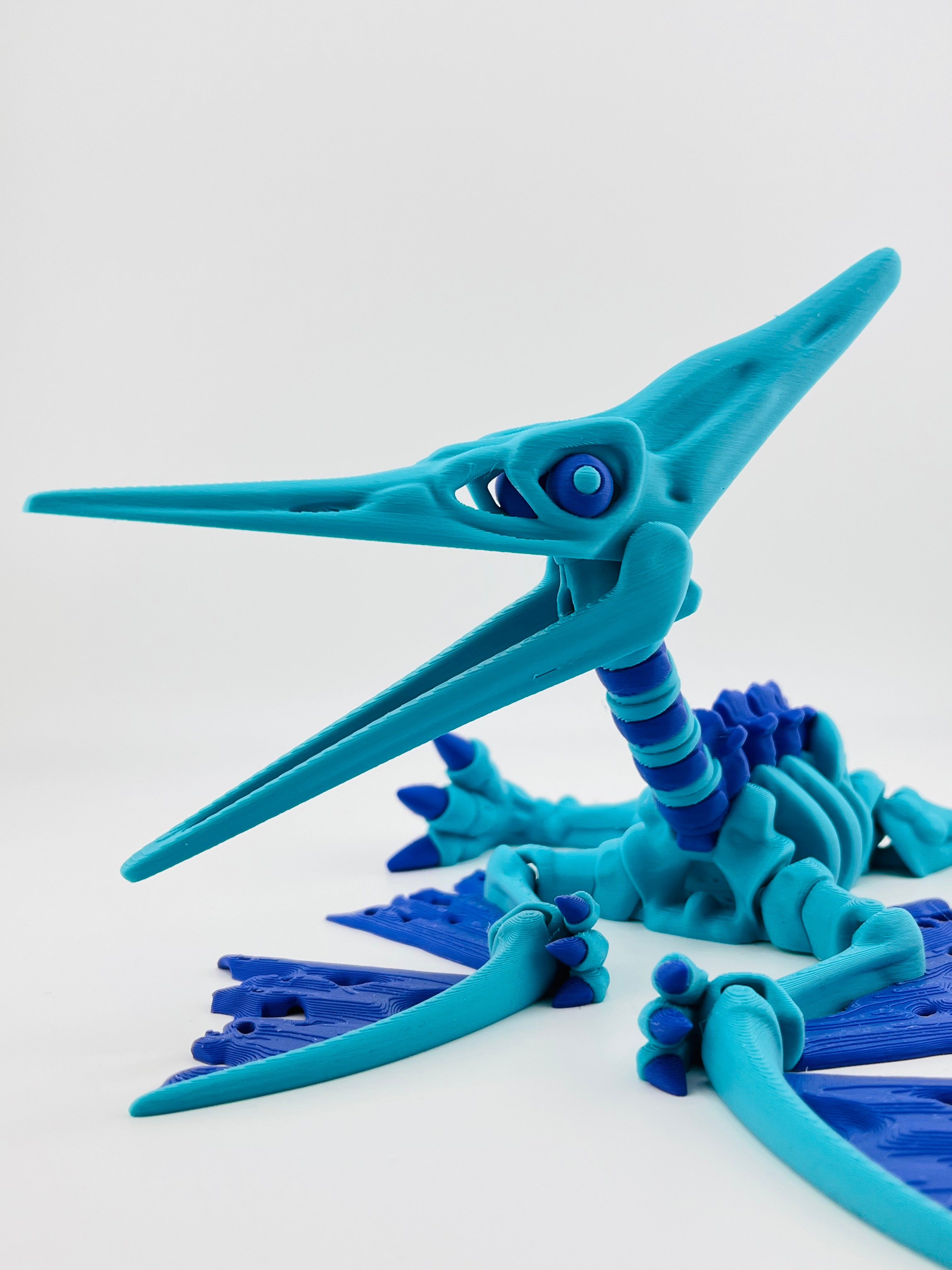 Blue Skeleton Pteranodon