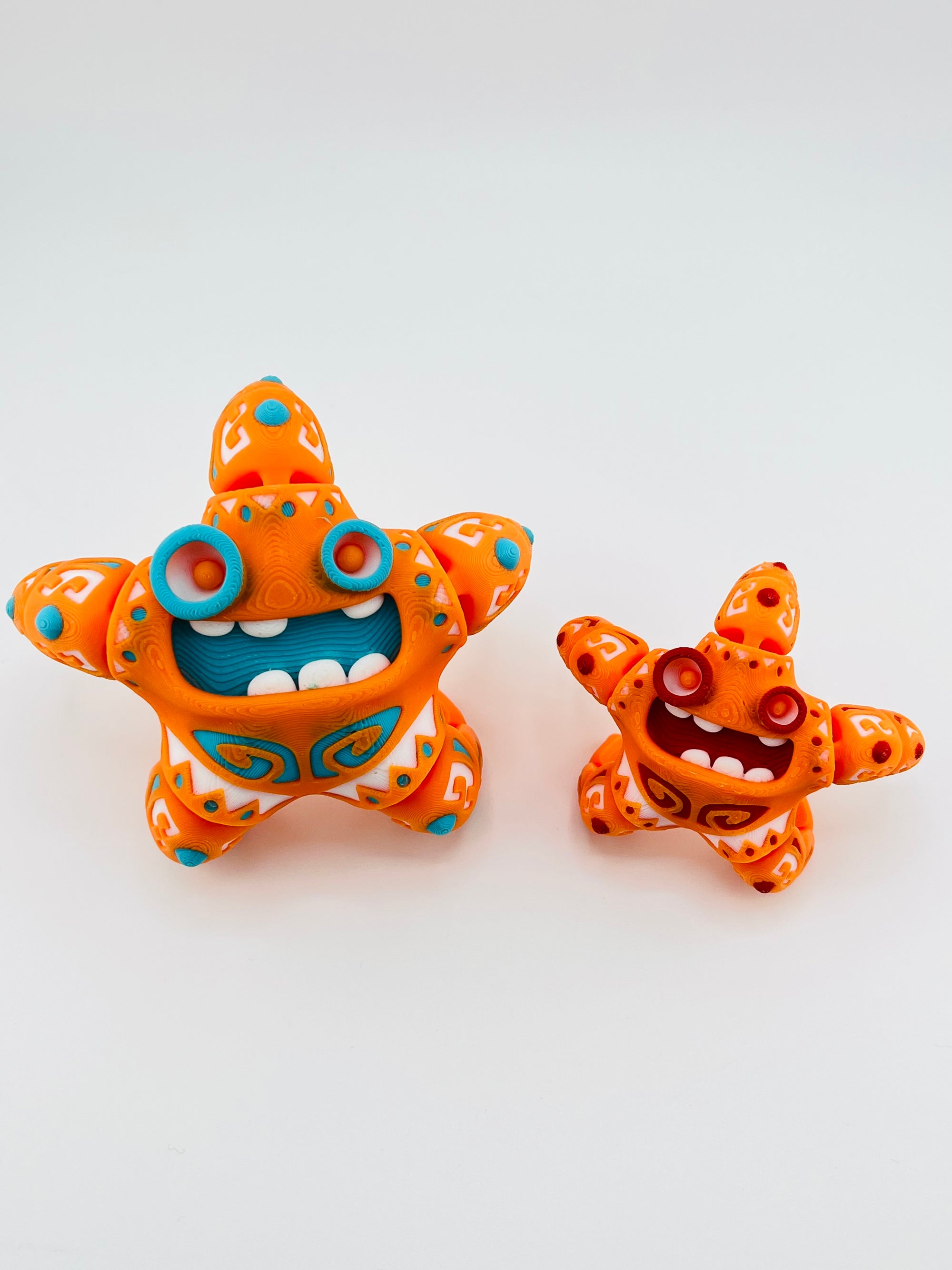 Orange Small Tattooed Starfish