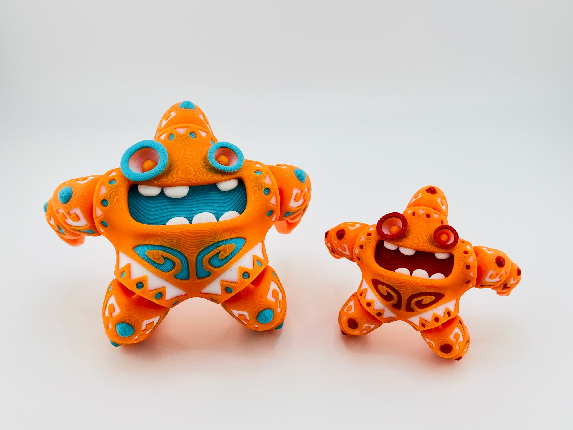 Orange Small Tattooed Starfish