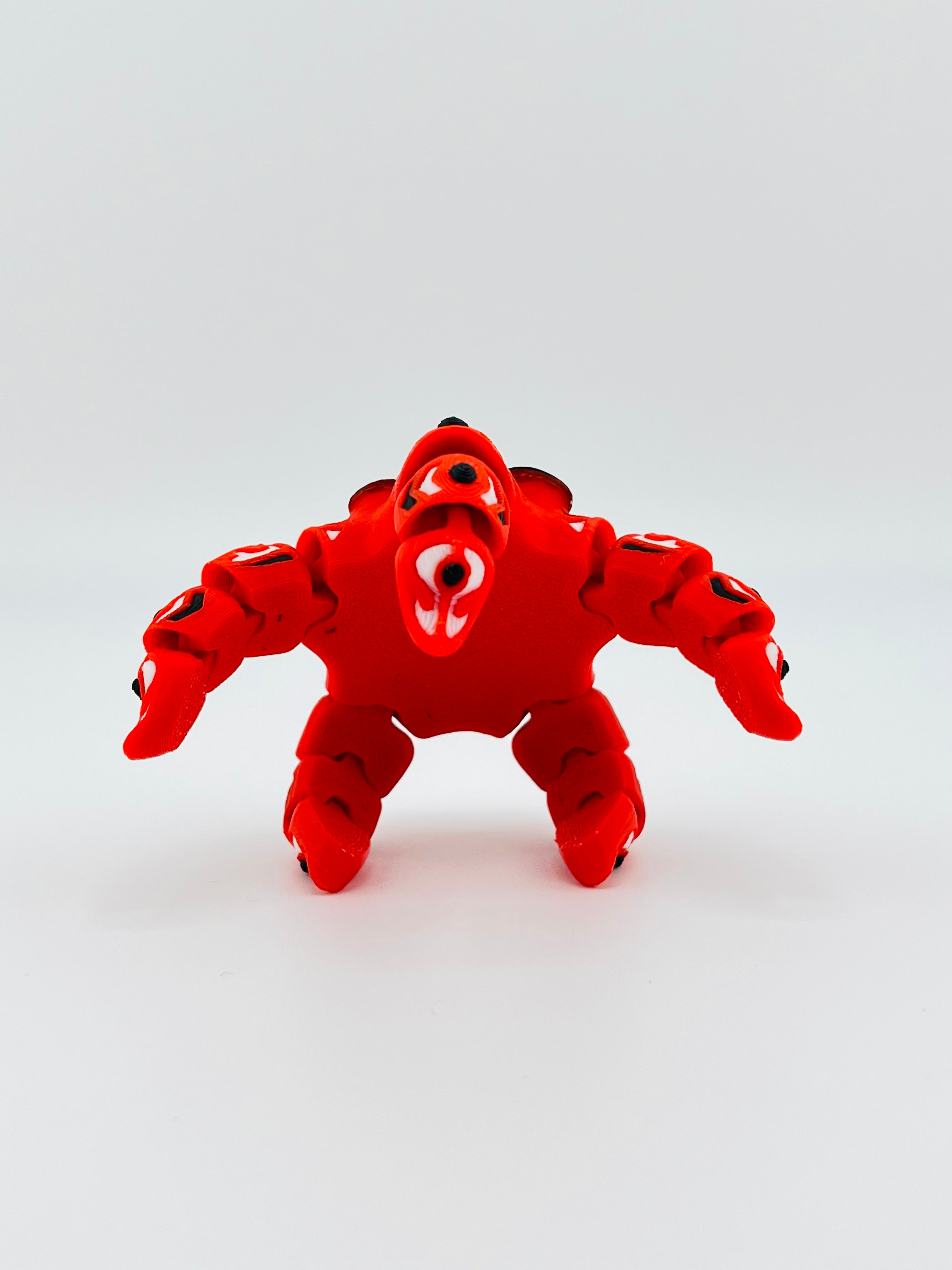 Red Small Tattooed Starfish