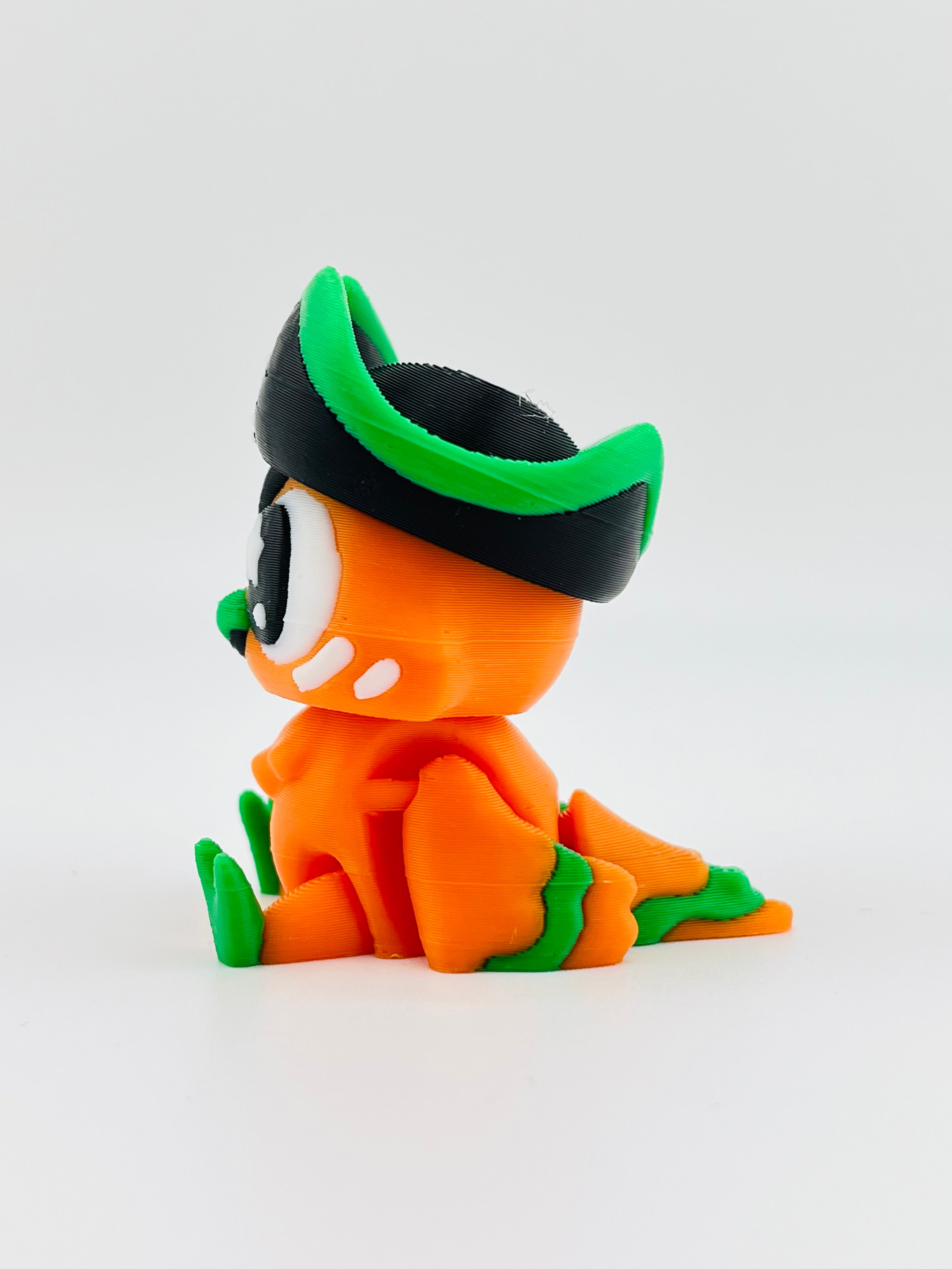 Orange Pirate Parrot