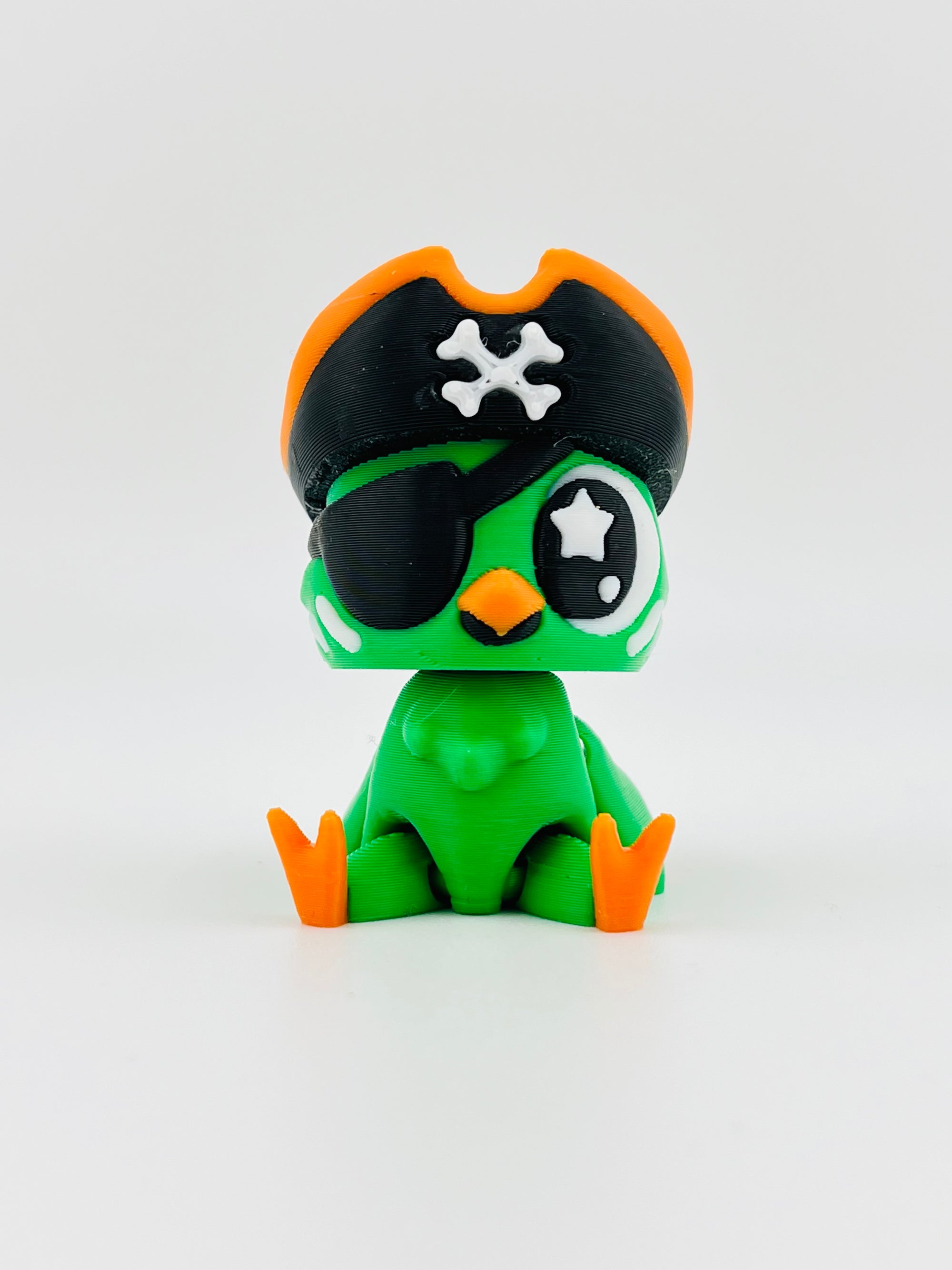 Green Pirate Parrot