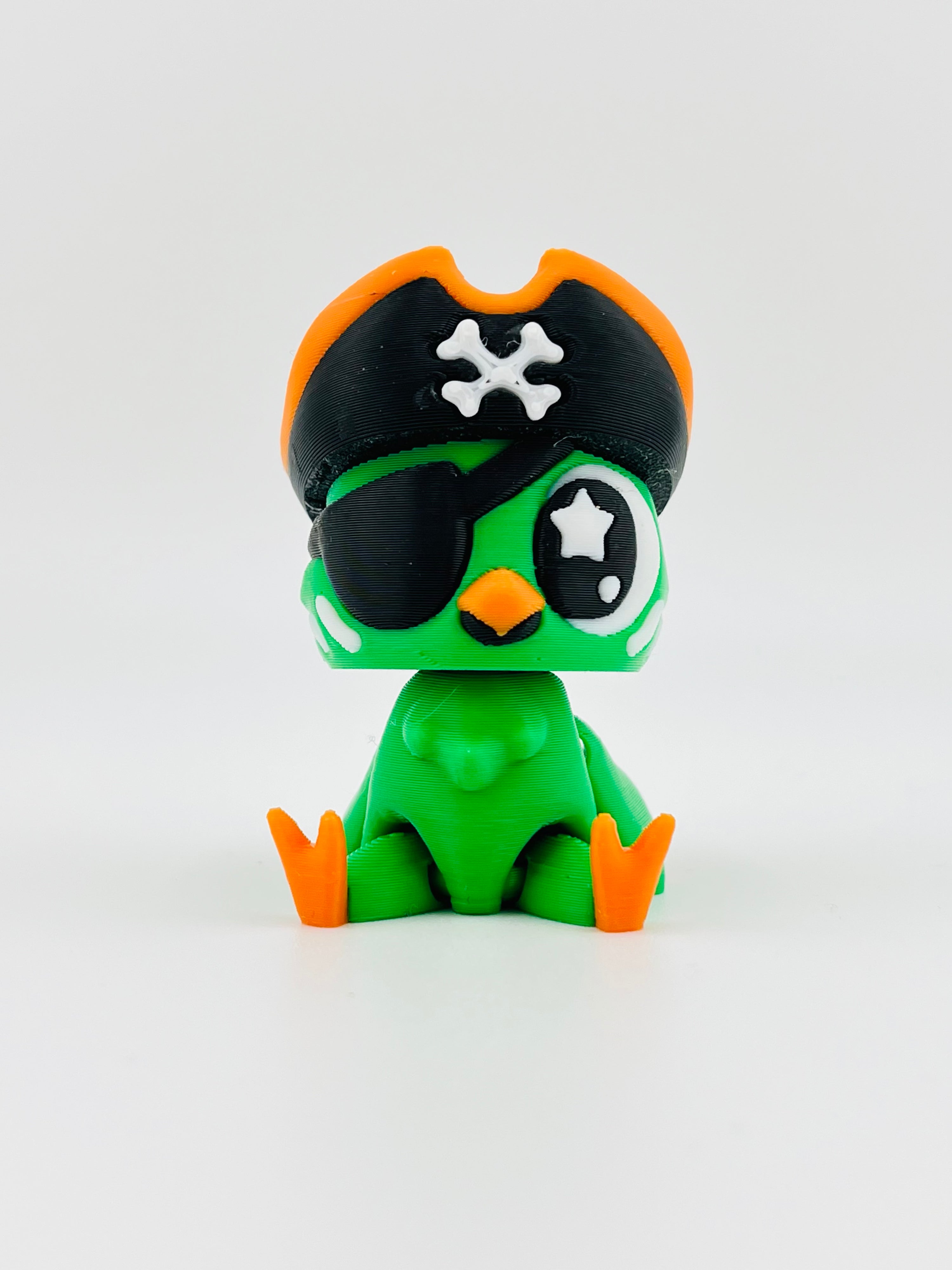 Green Pirate Parrot