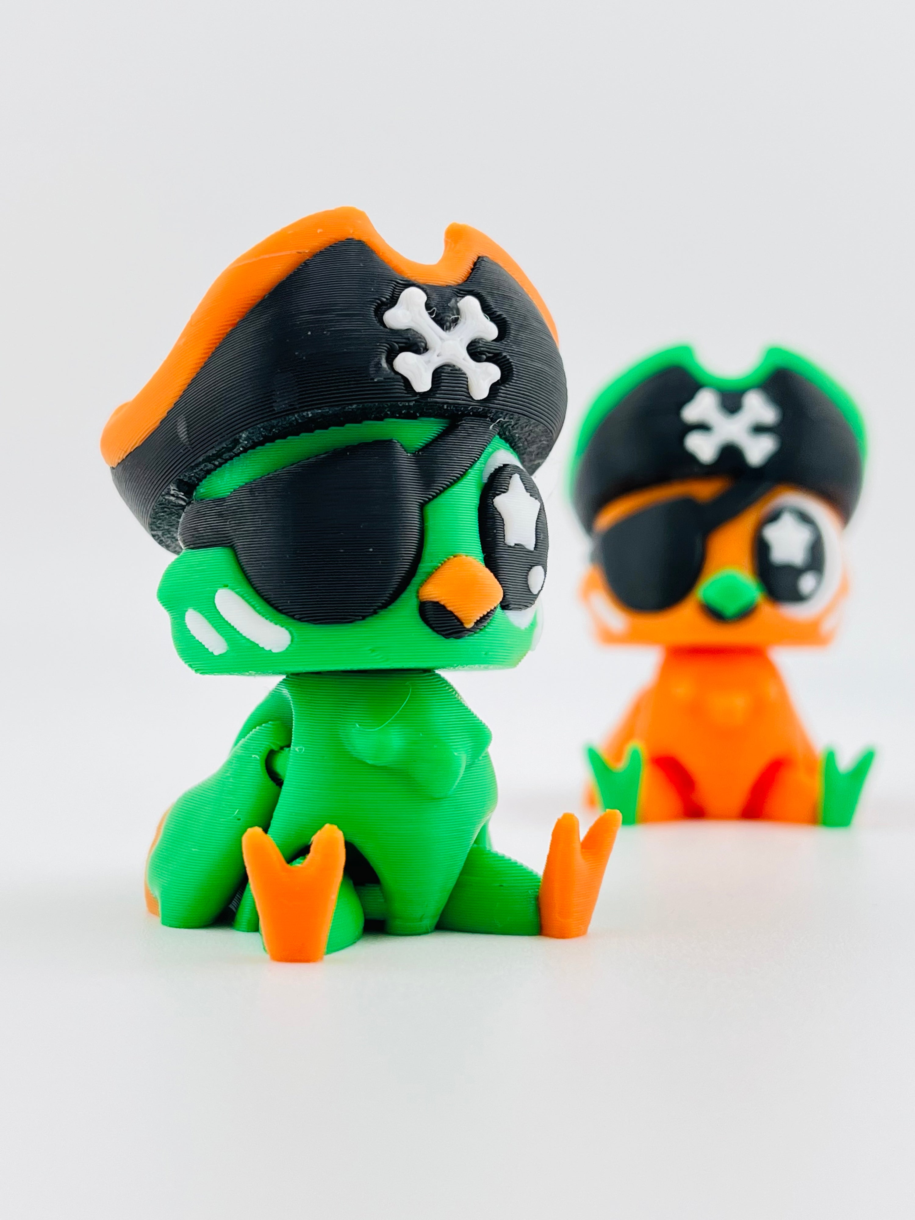 Green Pirate Parrot