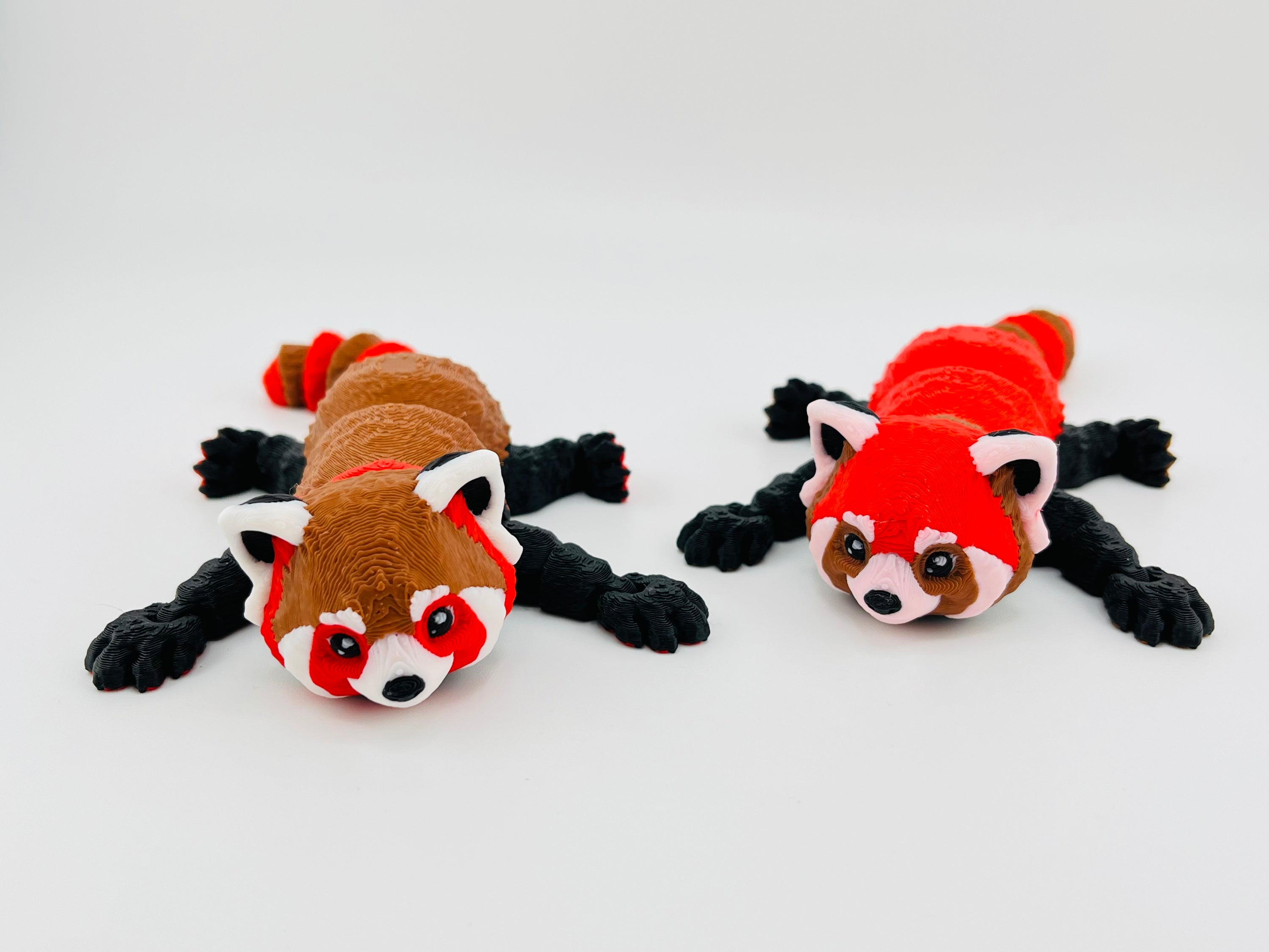 Big Brown and Red Panda
