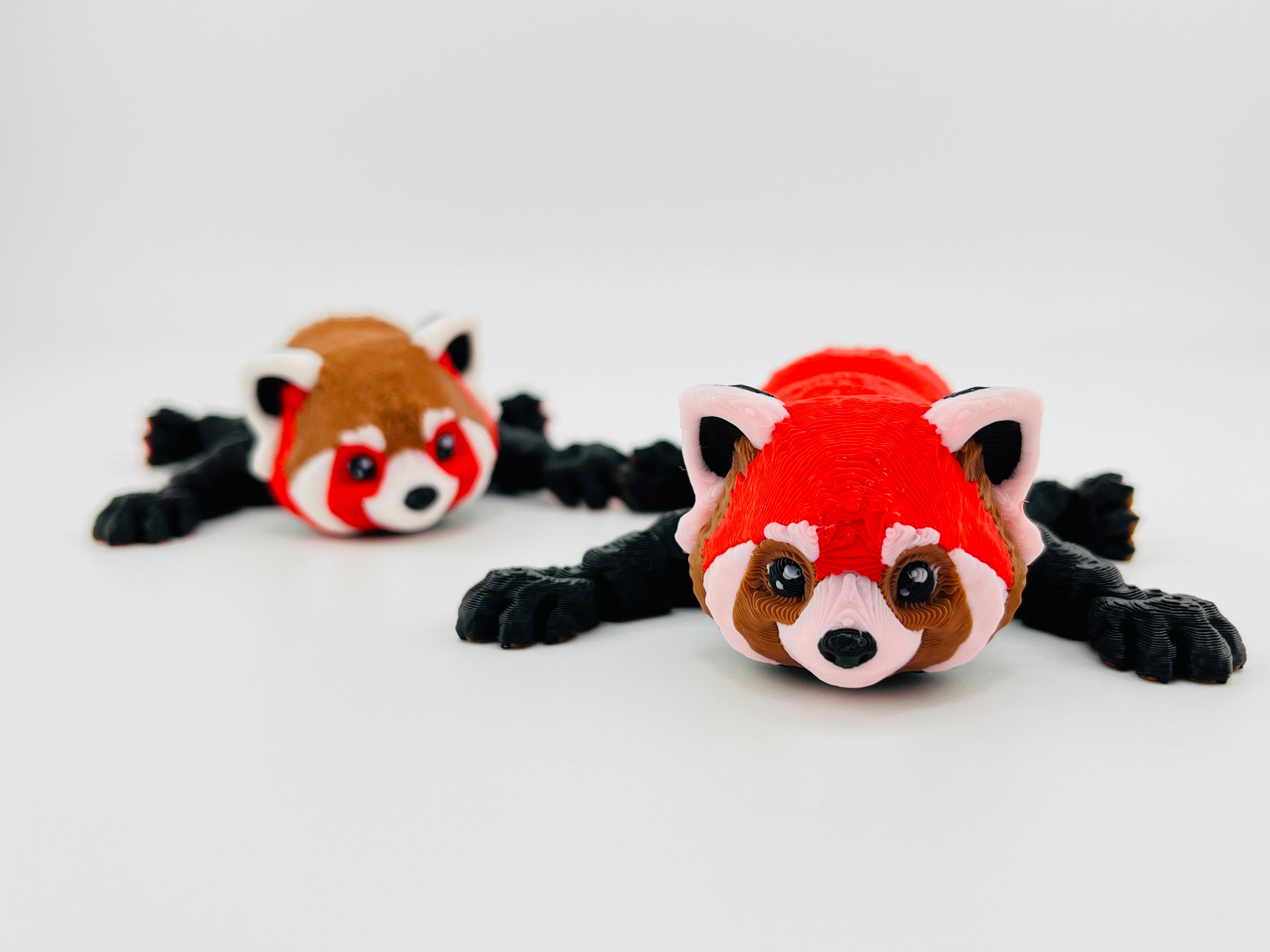 Big Brown and Red Panda