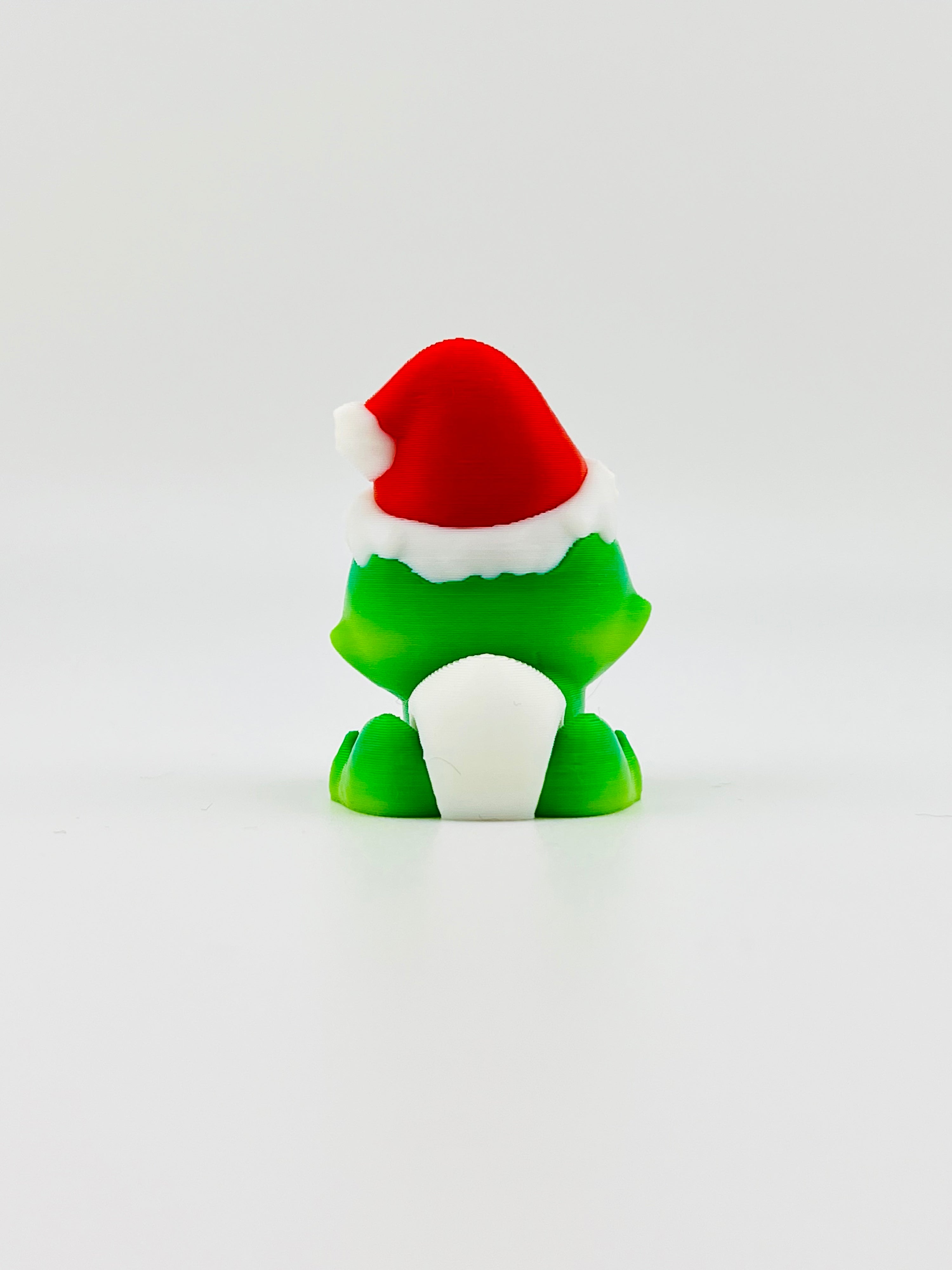 Baby Grinch with Christmas Hat