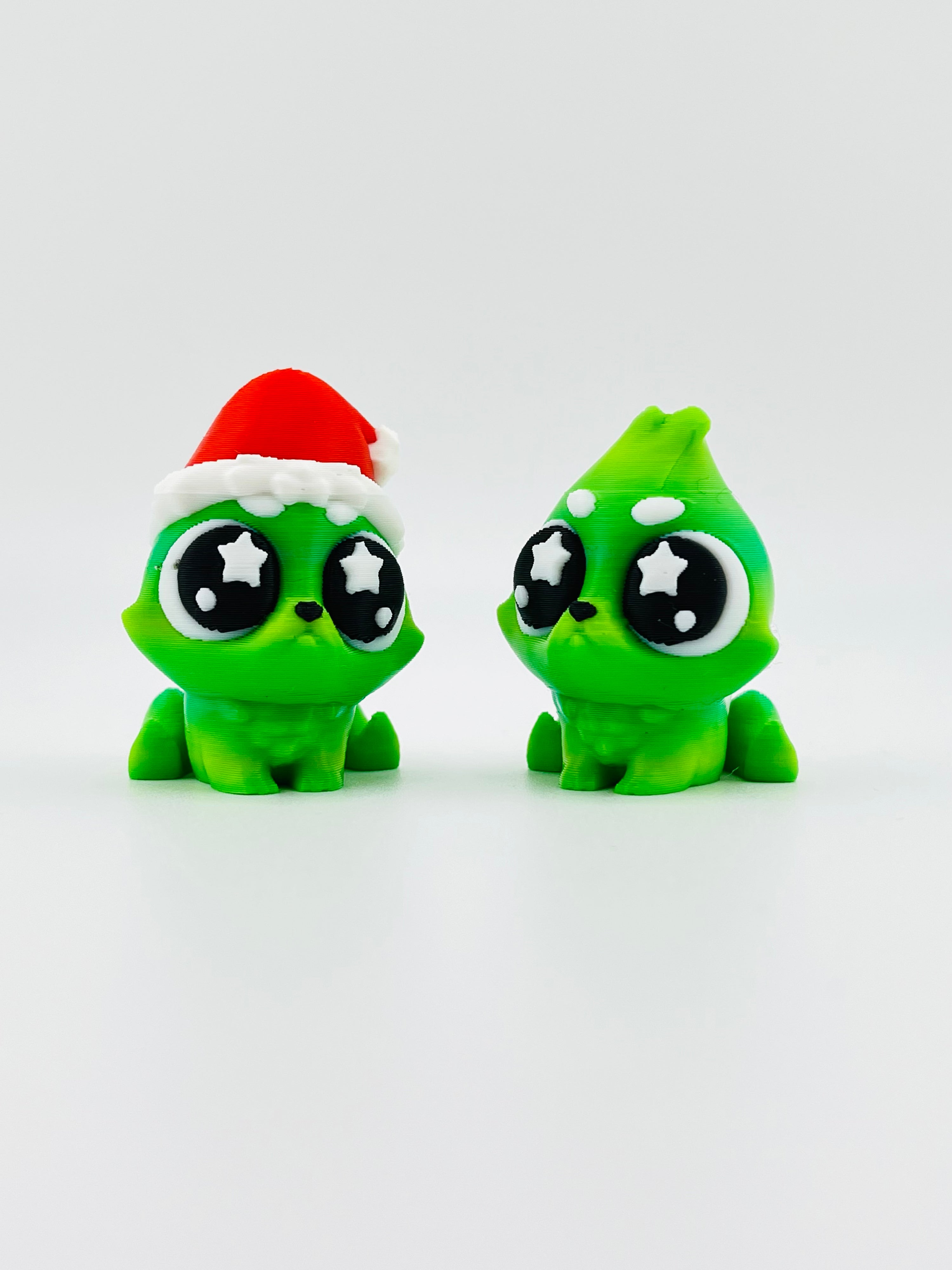 Baby Grinch with Christmas Hat