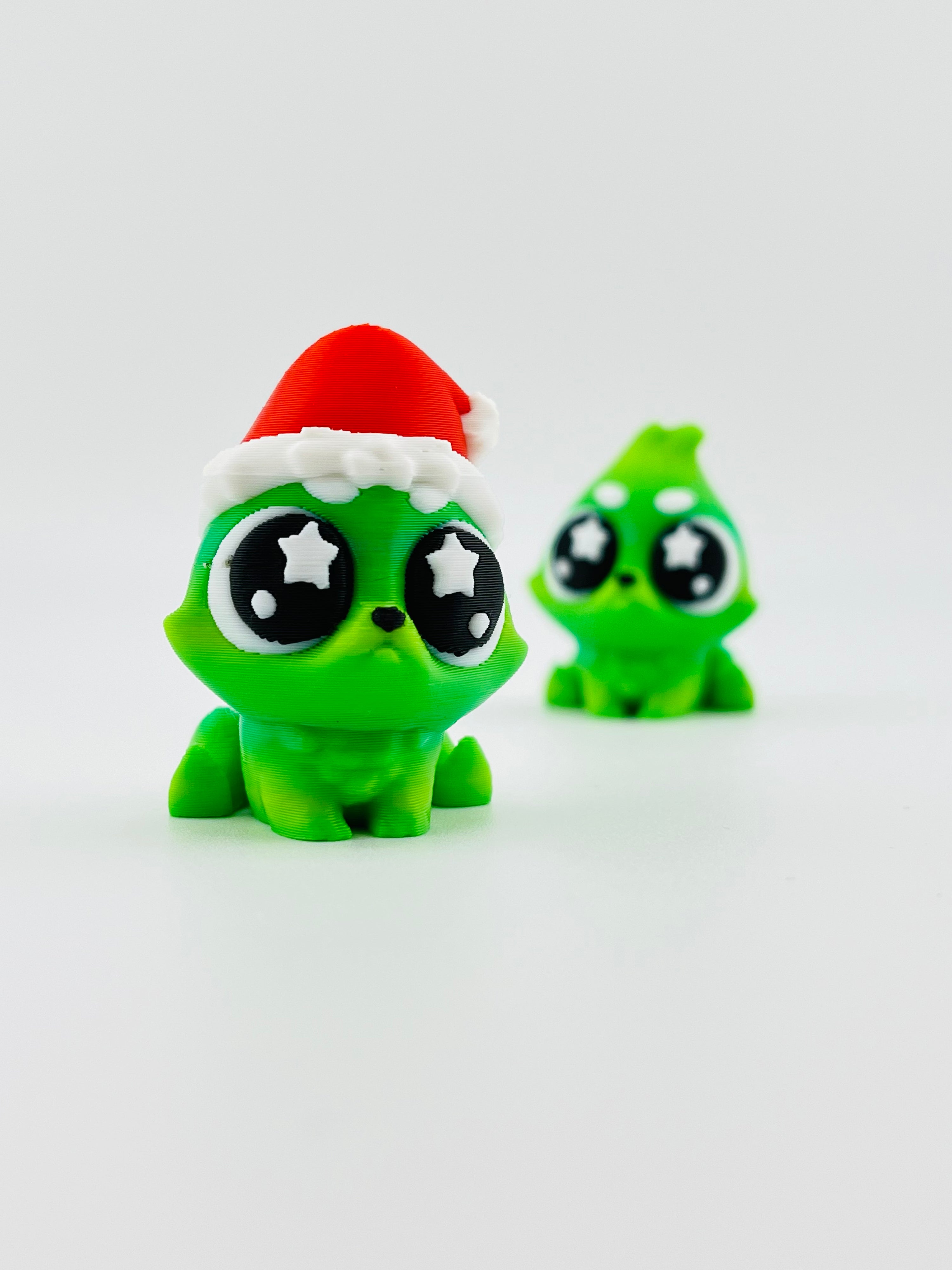 Baby Grinch with Christmas Hat