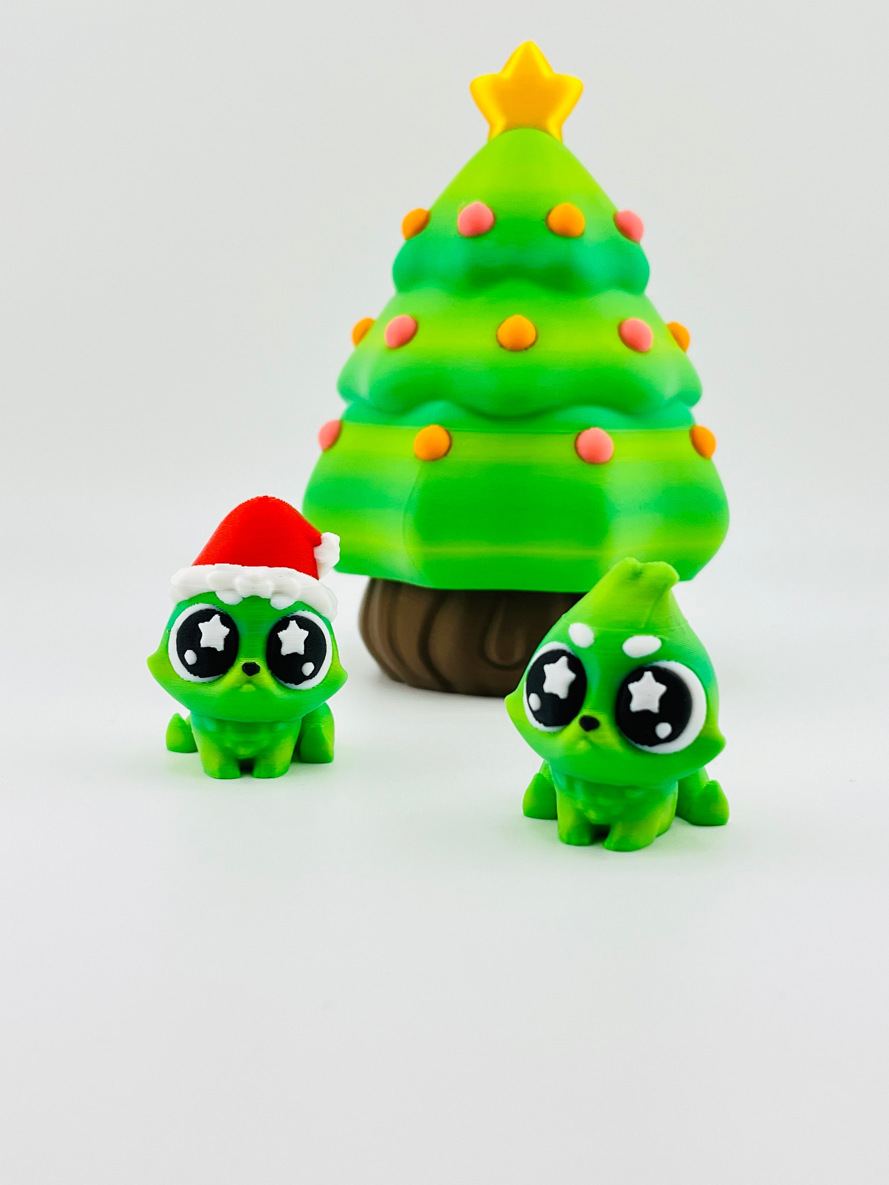 Baby Grinch with Christmas Hat