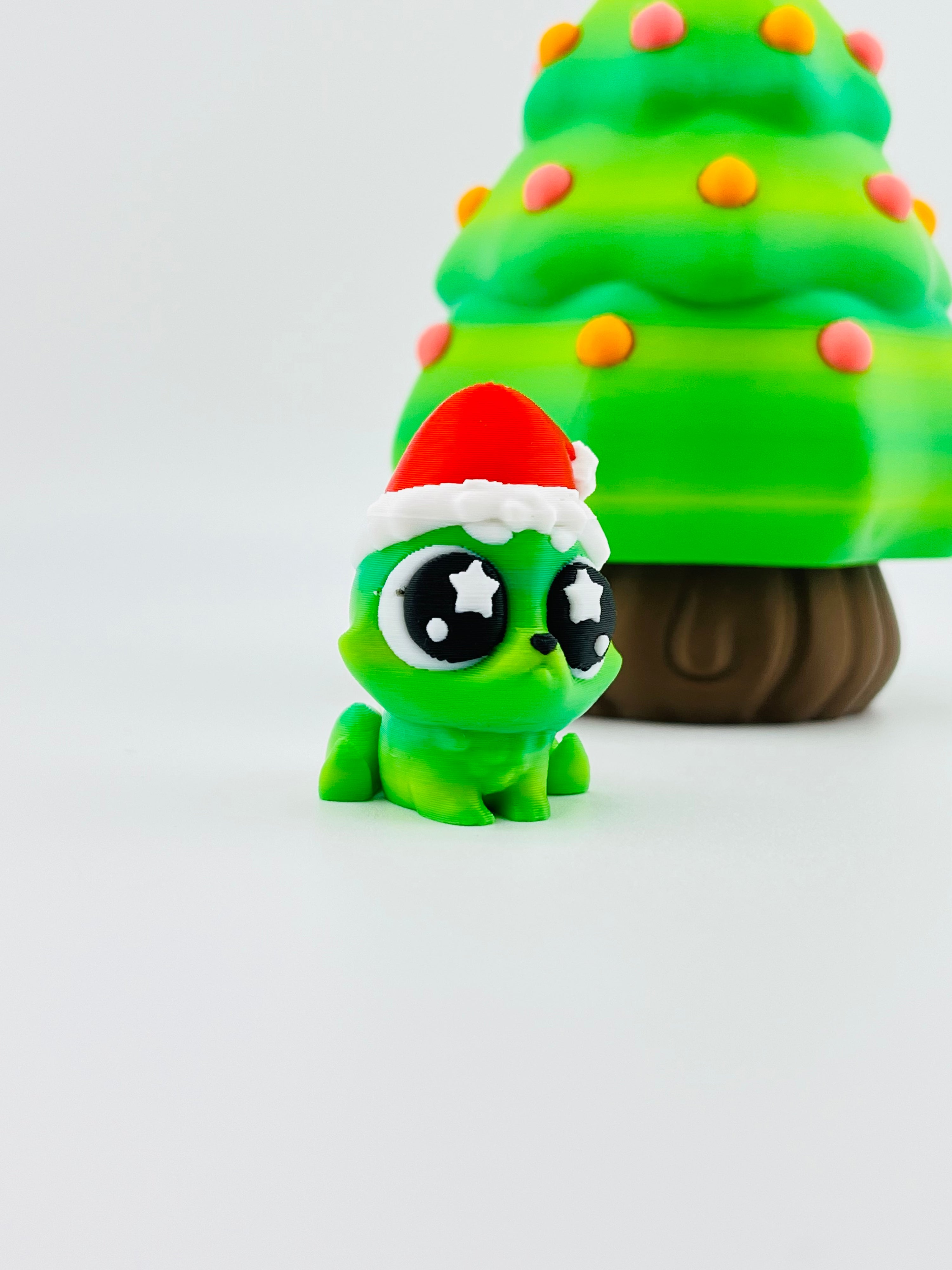 Baby Grinch with Christmas Hat