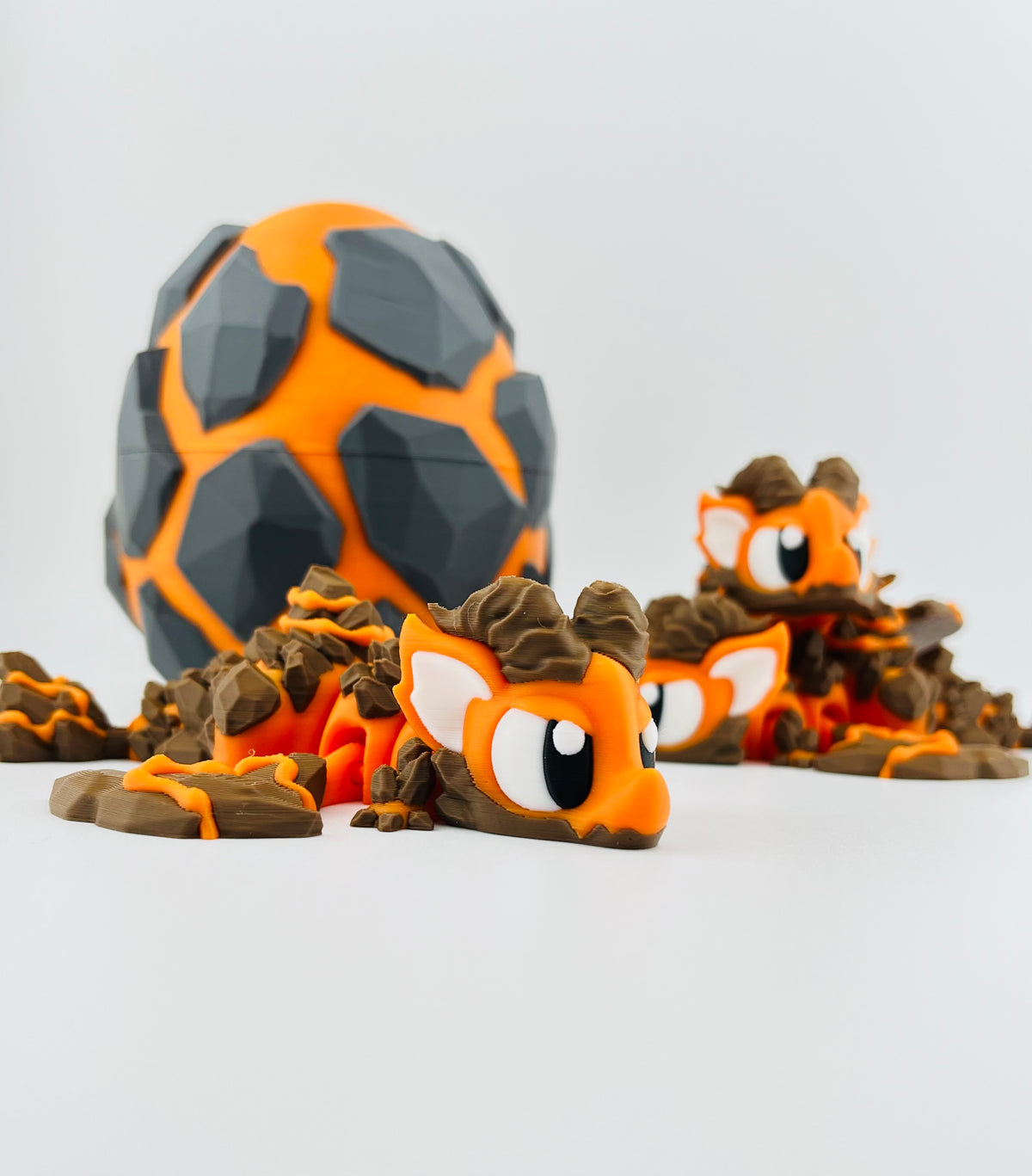 Lava Egg and Lava Dragon