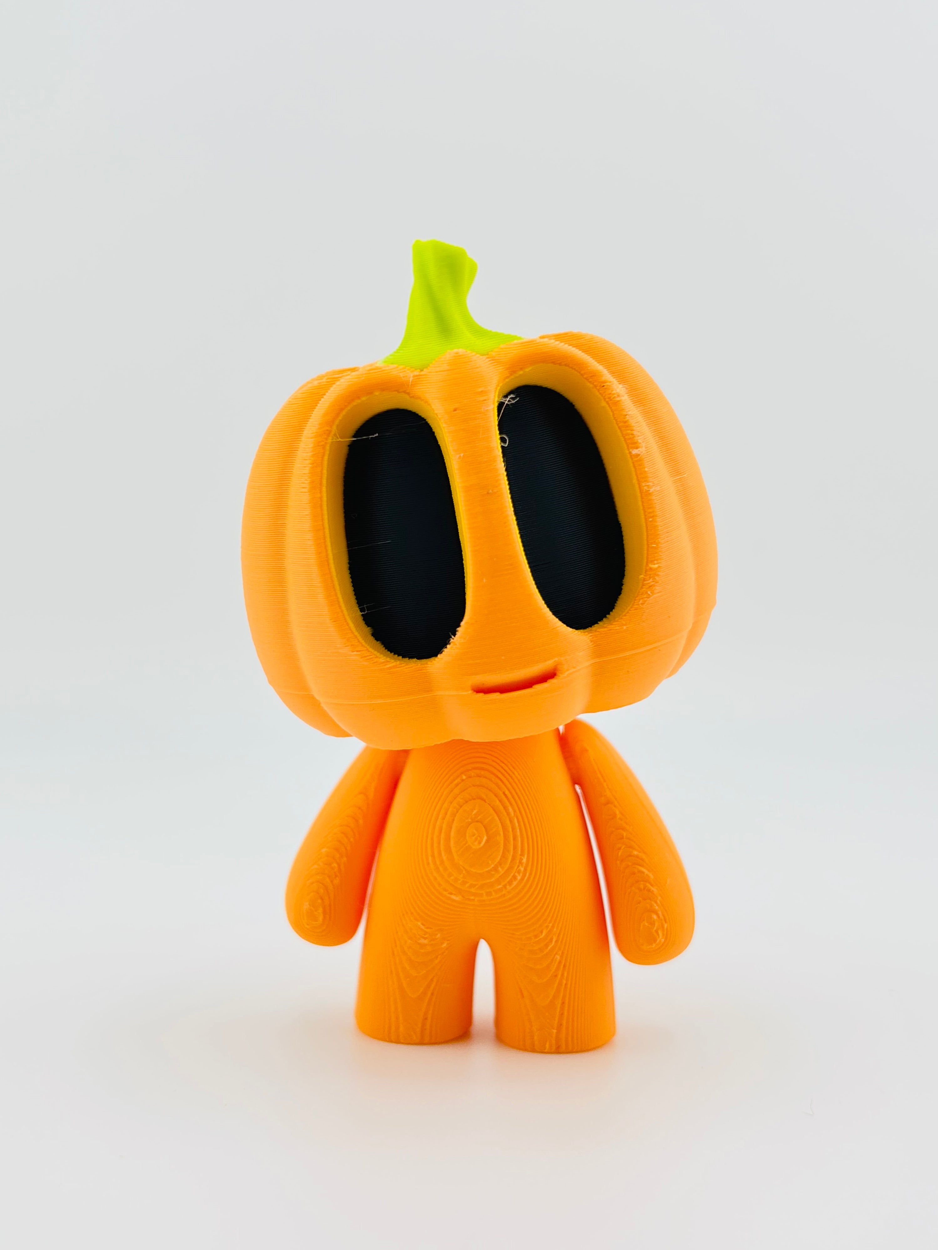 Round Pumpkin Man Standing