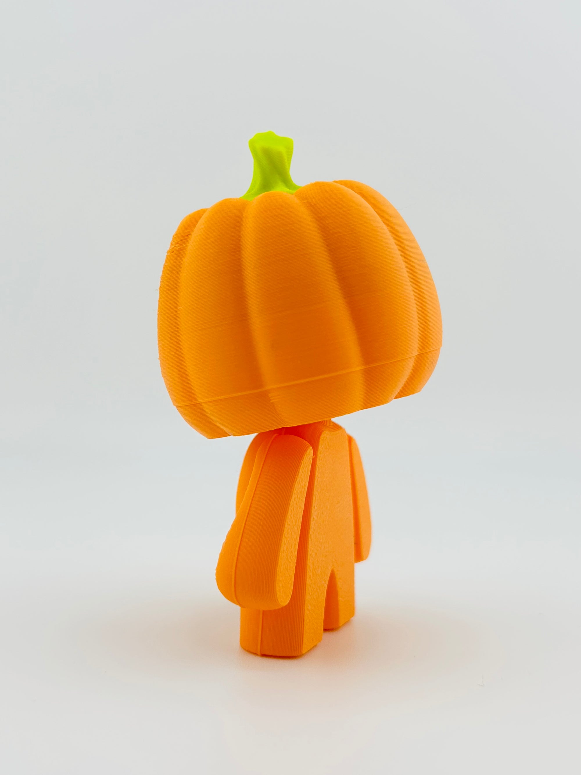 Round Pumpkin Man Standing