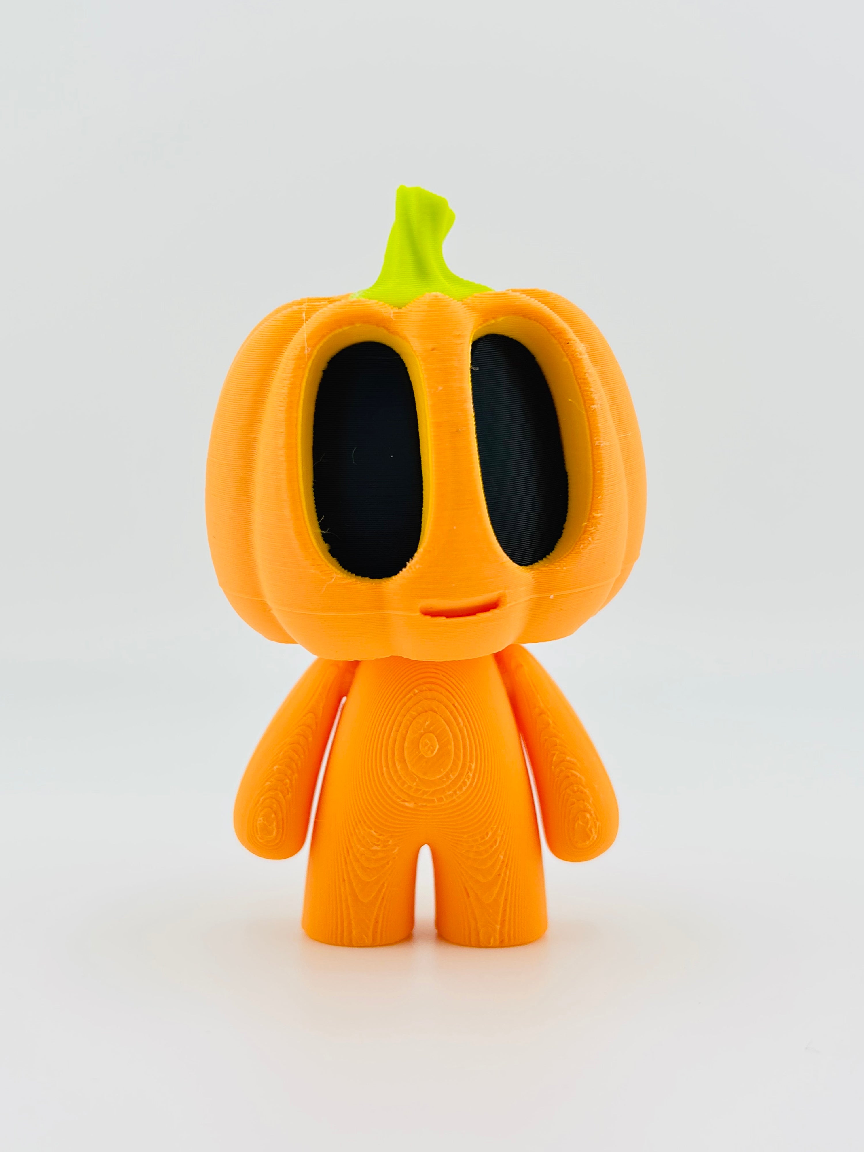 Round Pumpkin Man Standing