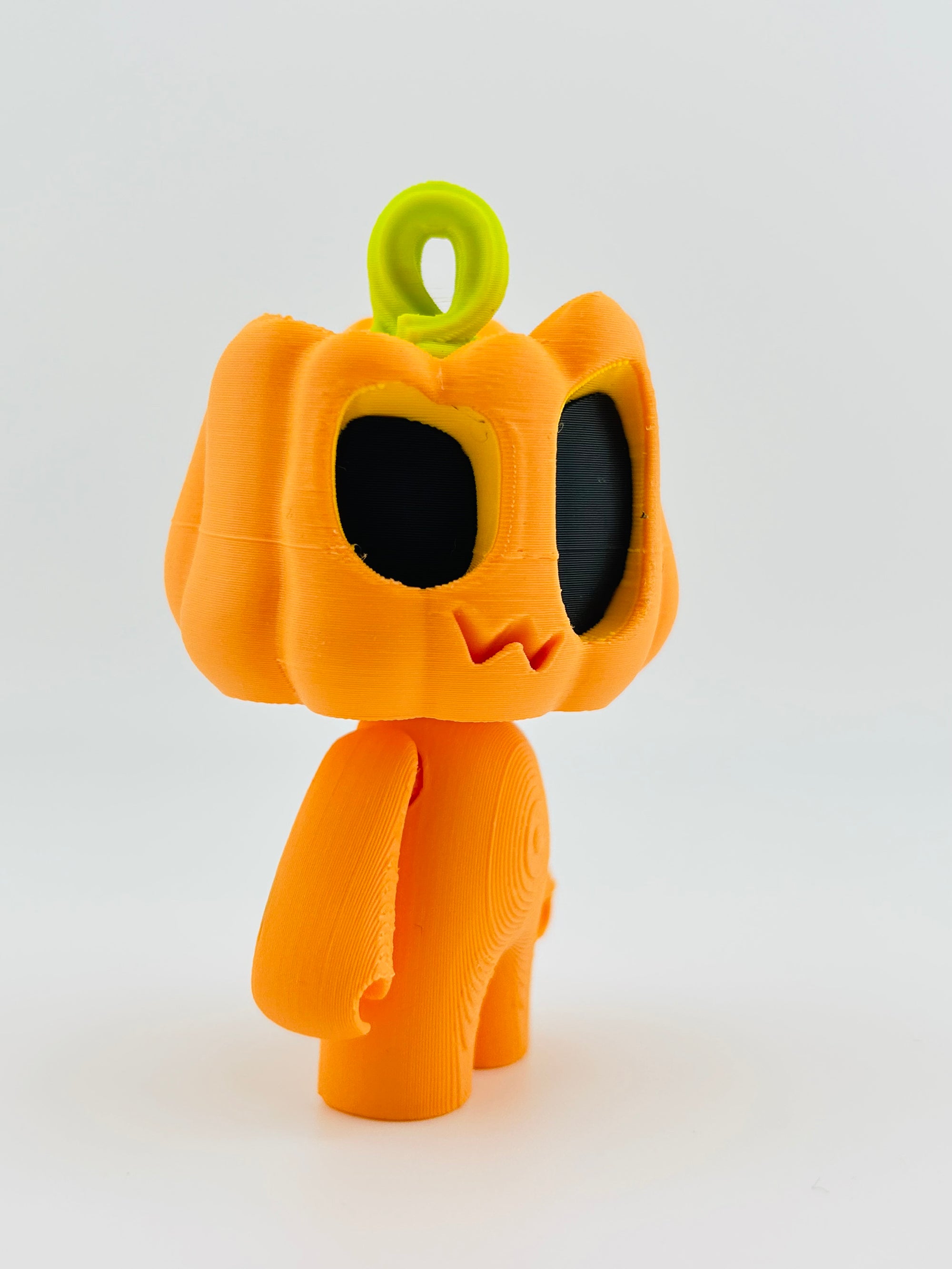 Angry Pumpkin Man Standing