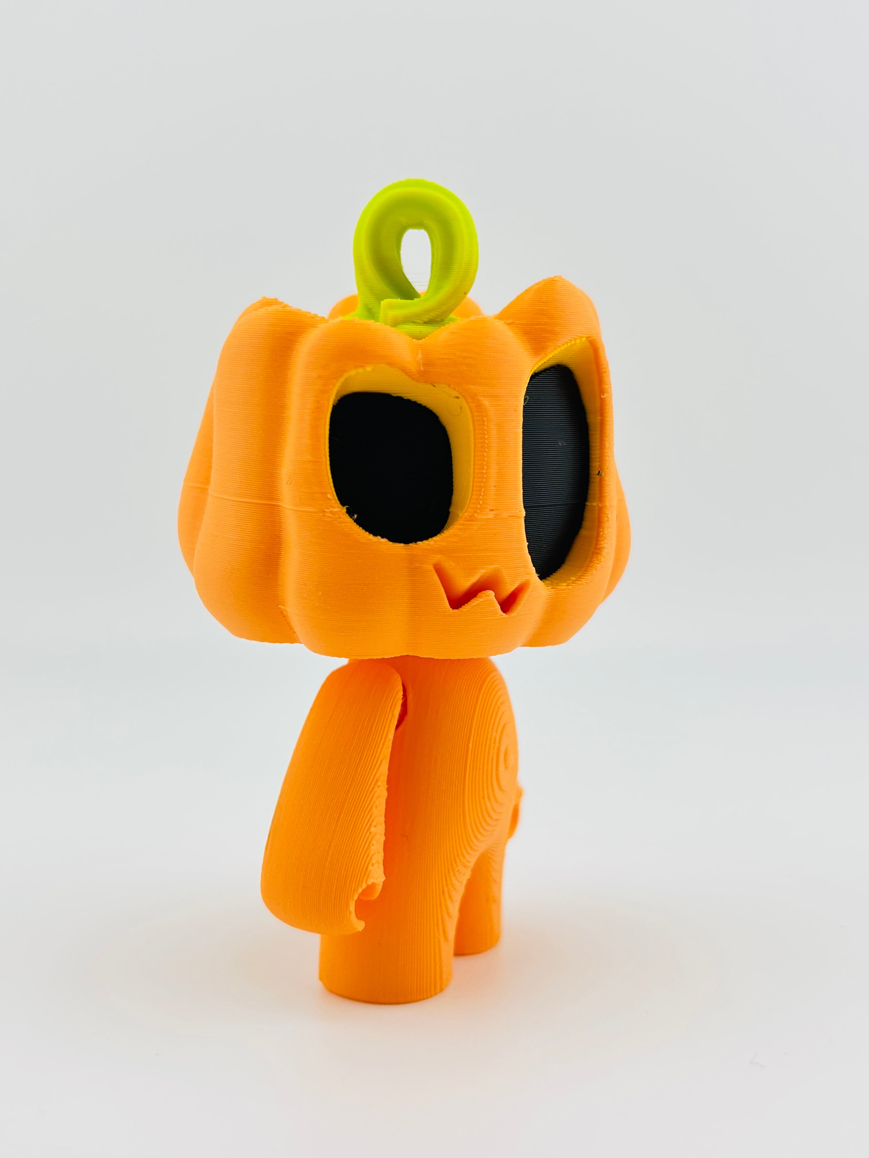 Angry Pumpkin Man Standing