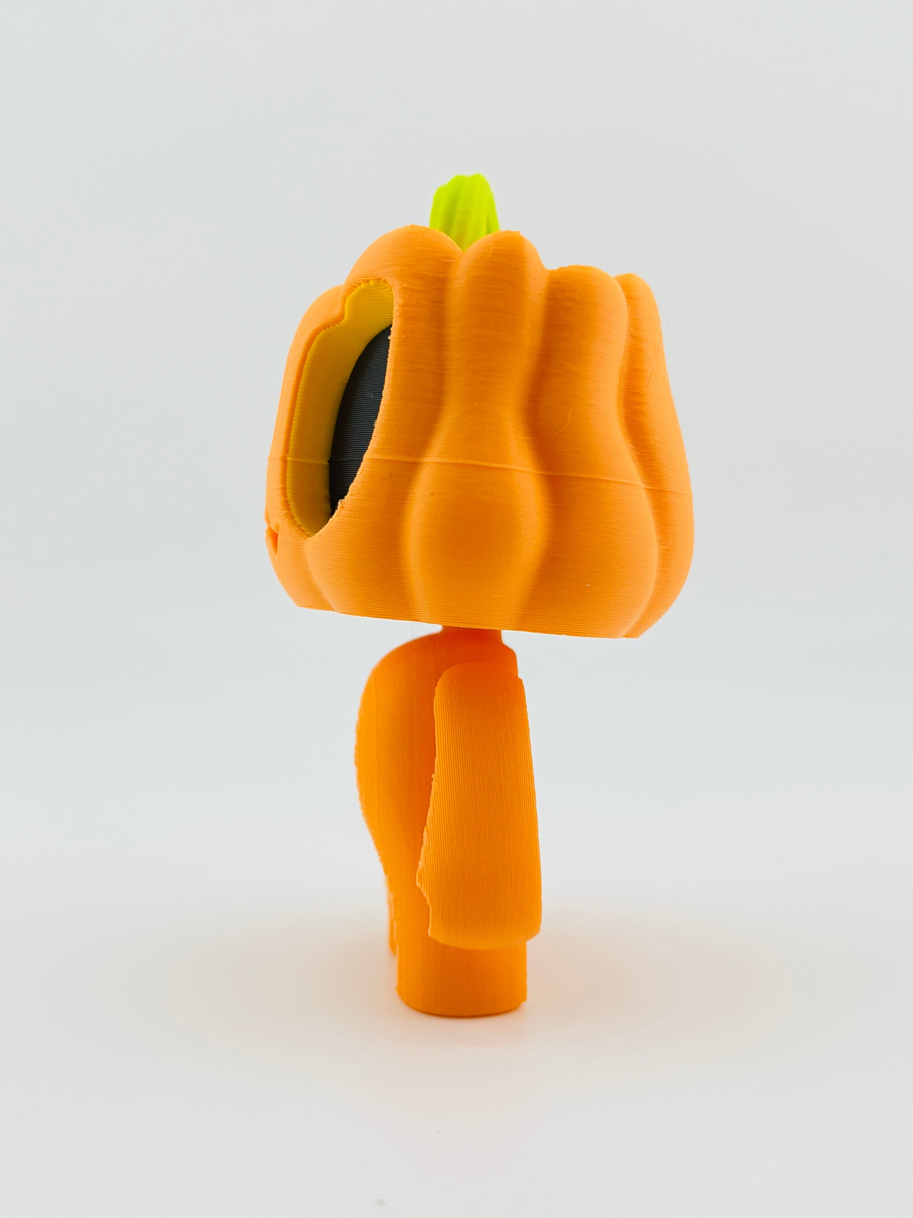 Angry Pumpkin Man Standing