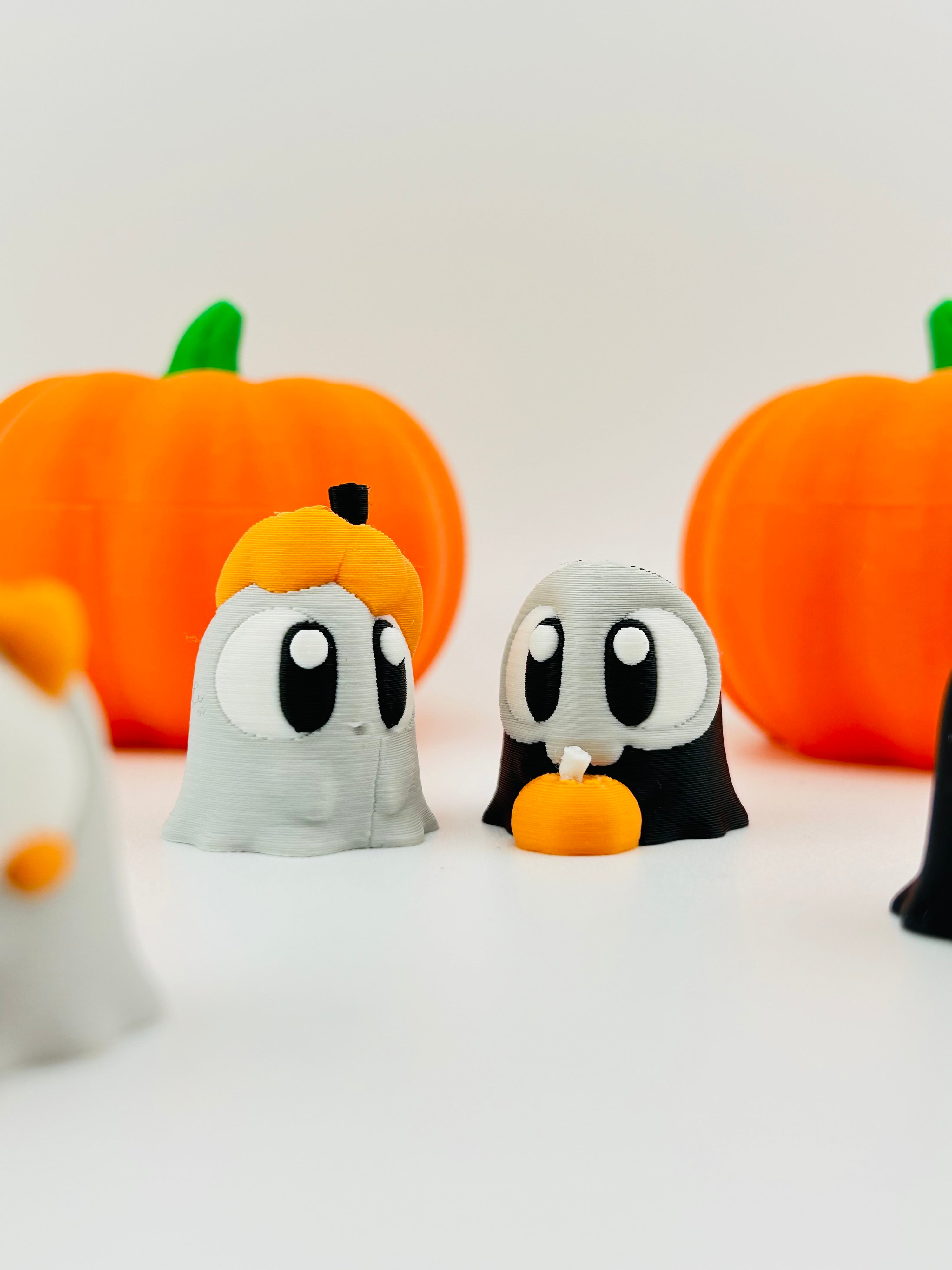 Boy With Pumpkin Mini Ghost