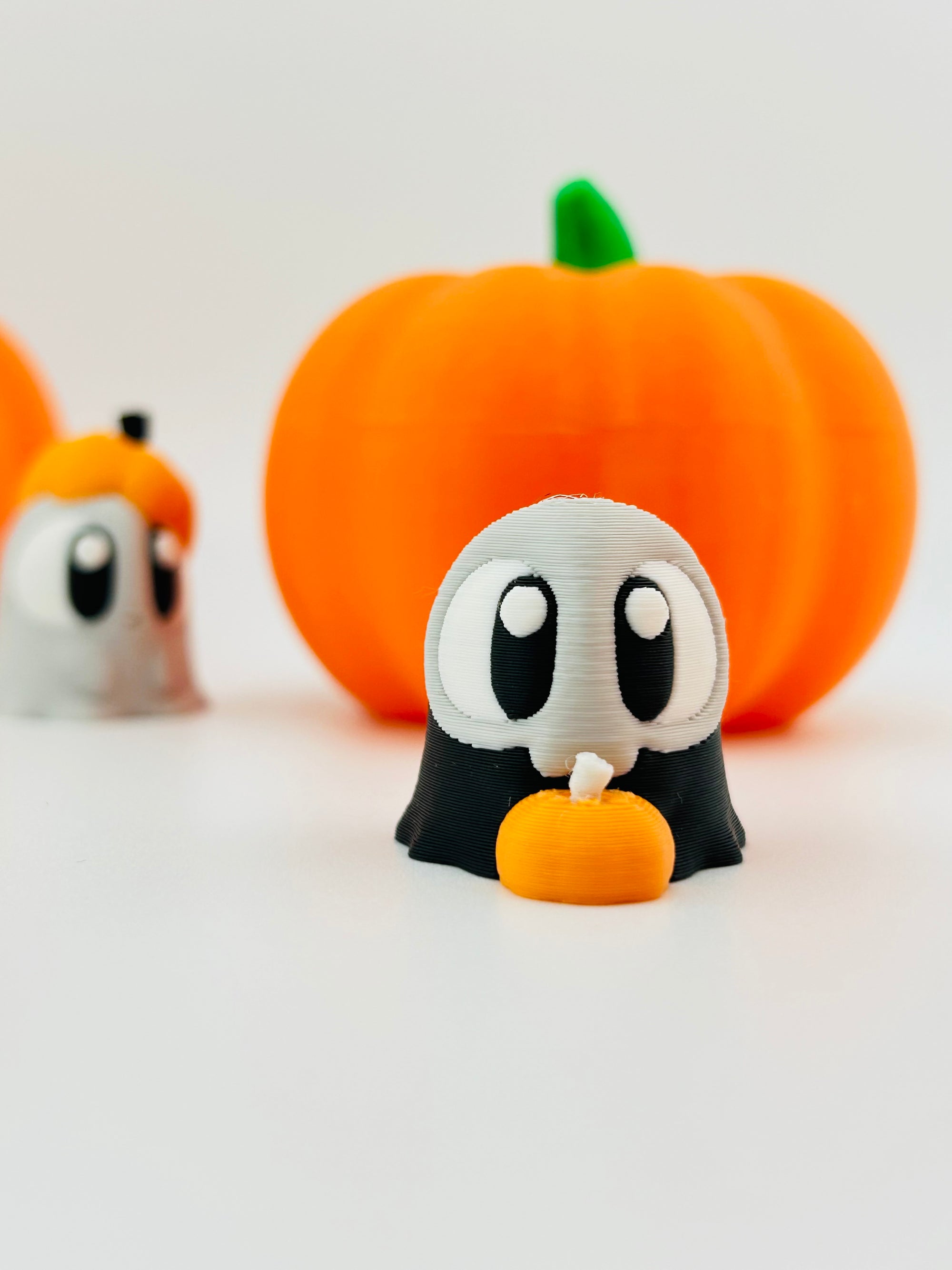 Boy With Pumpkin Mini Ghost