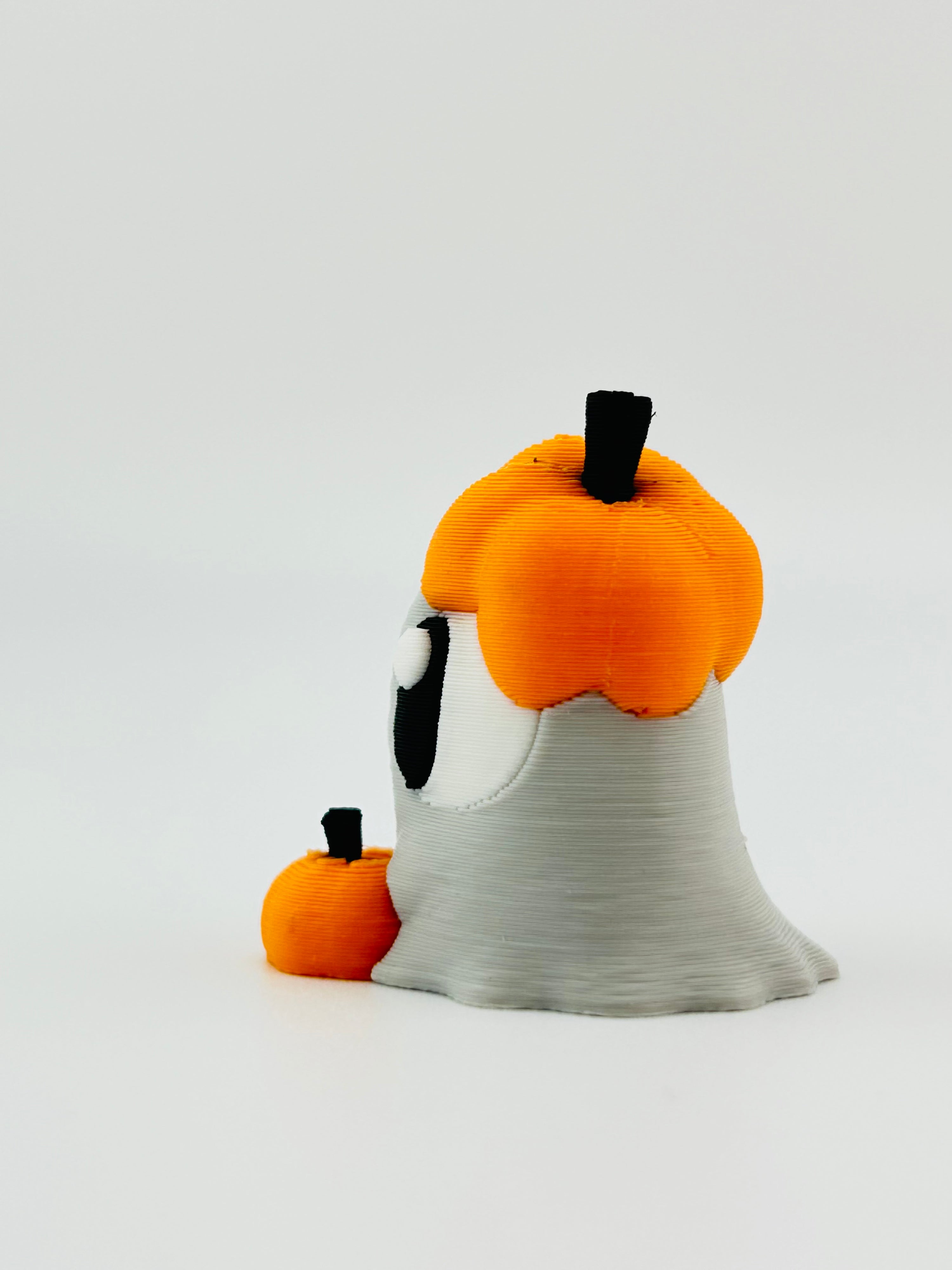 Girl Mini Ghost With Pumpkin Hat