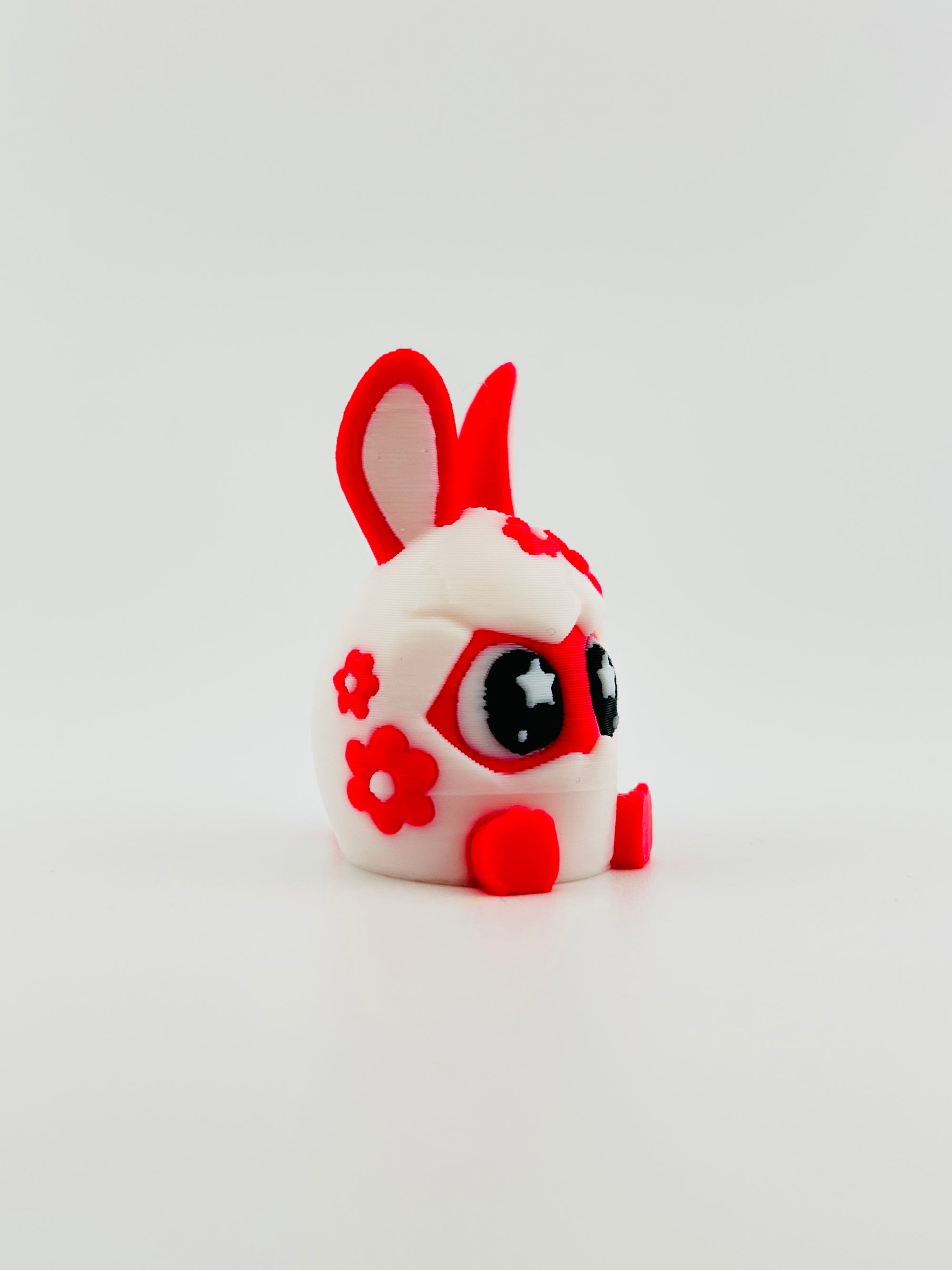 Easter Egg Bunny with Flower