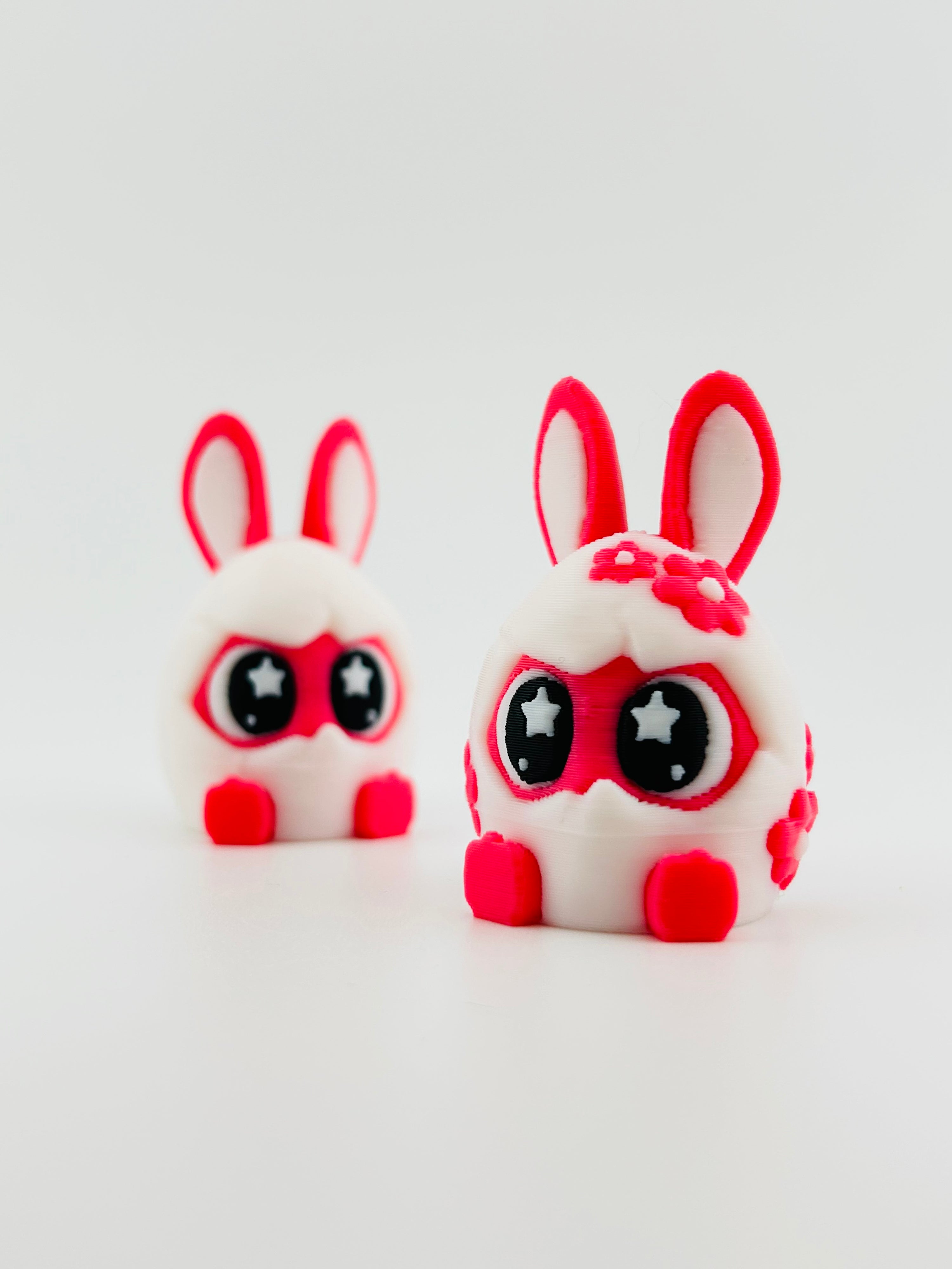 Easter Egg Bunny with Flower