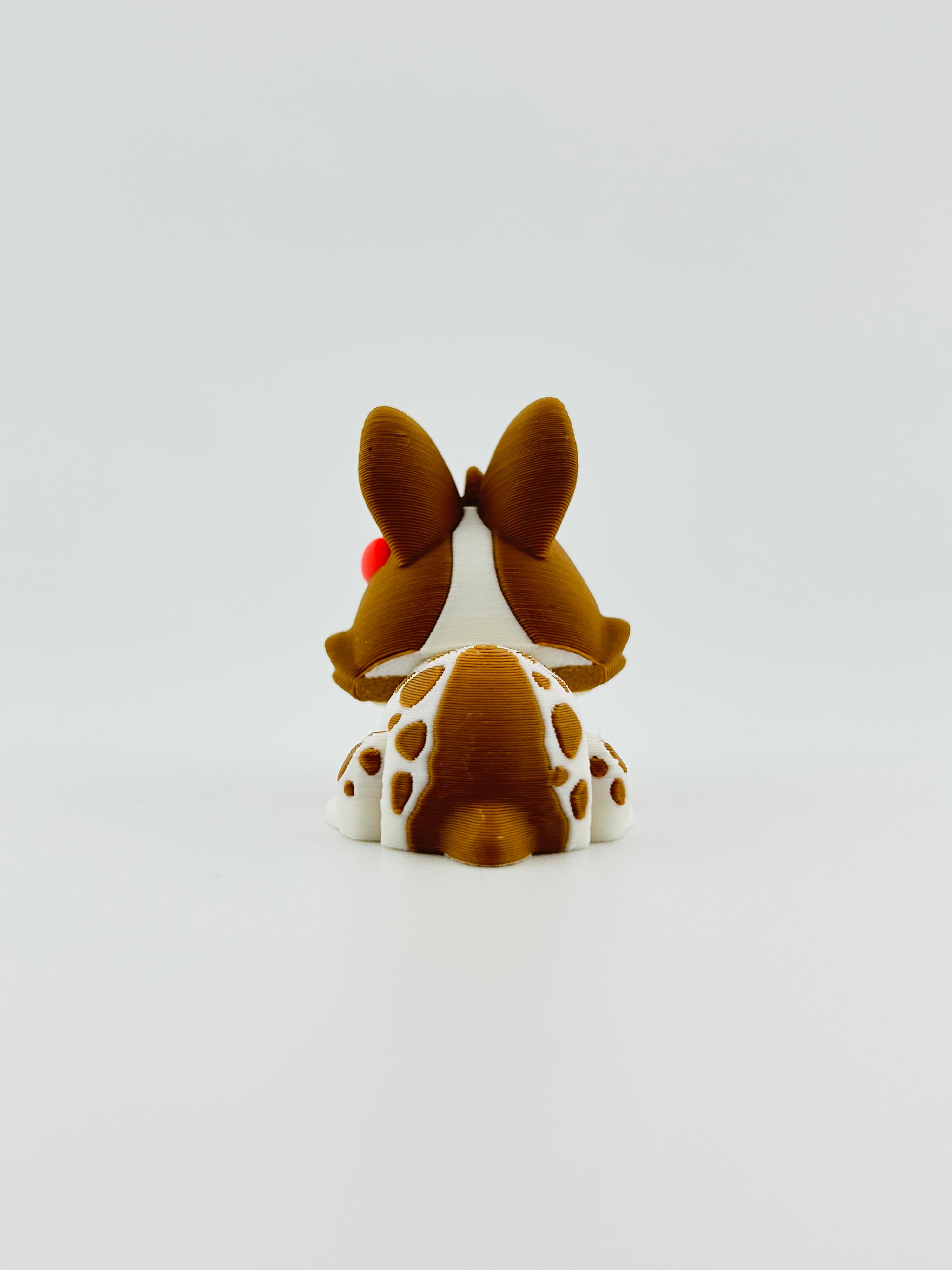 White Bunnies with Bow