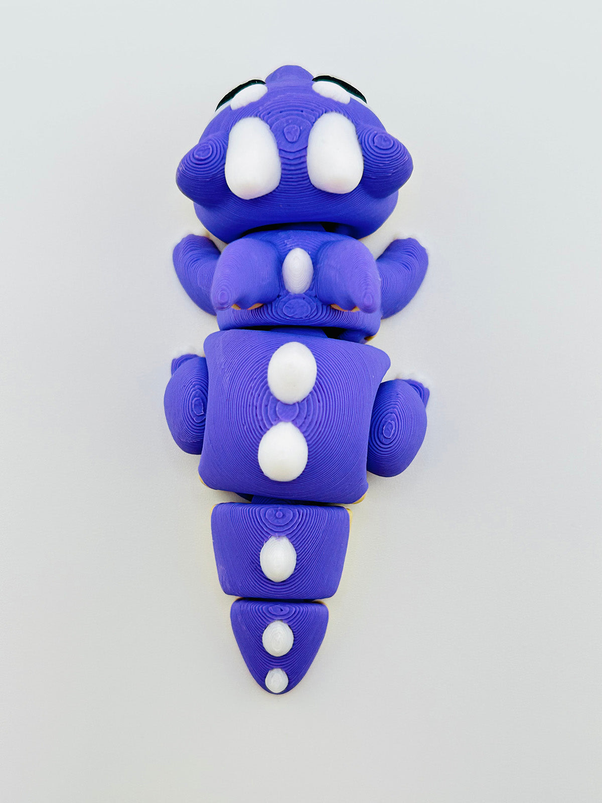 Baby Chonky Dragon Keychain Purple