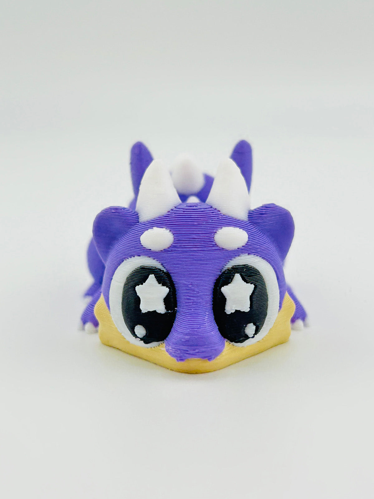 Baby Chonky Dragon Keychain Purple