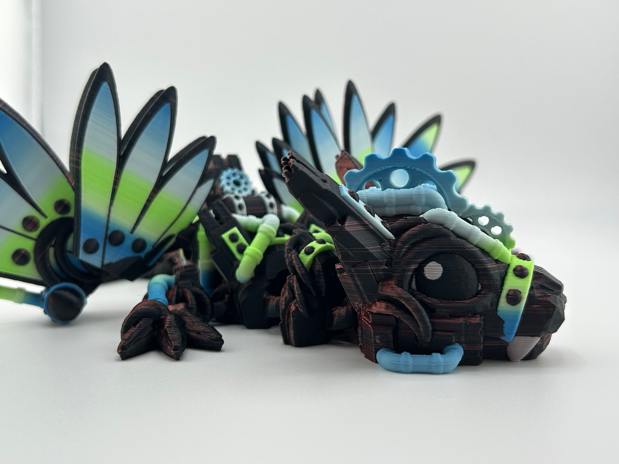 Baby Steampunk Dragon Gradient