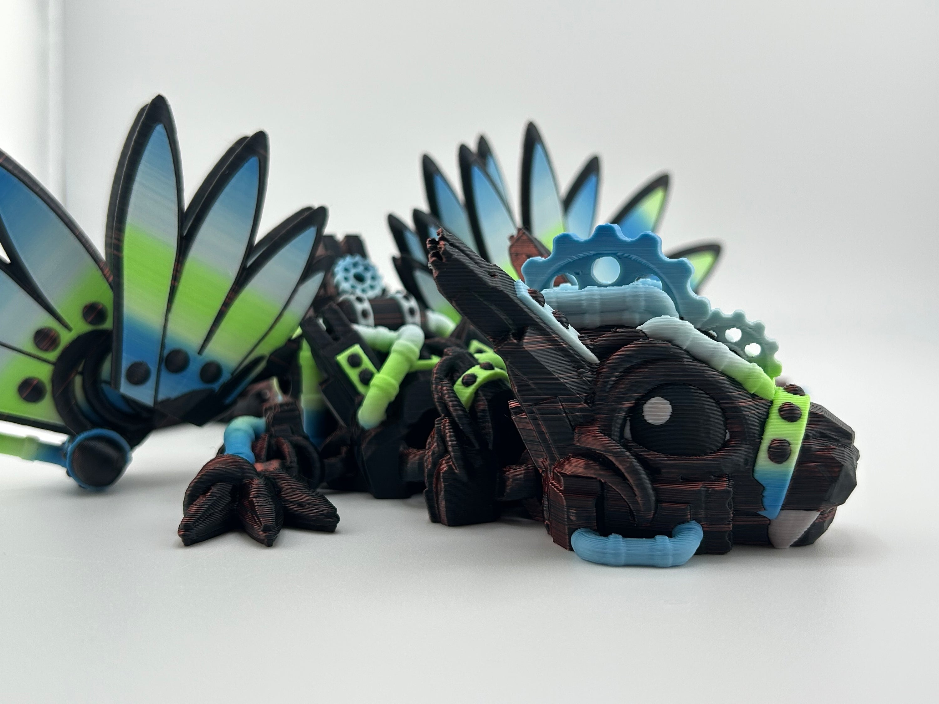 Baby Steampunk Dragon Gradient