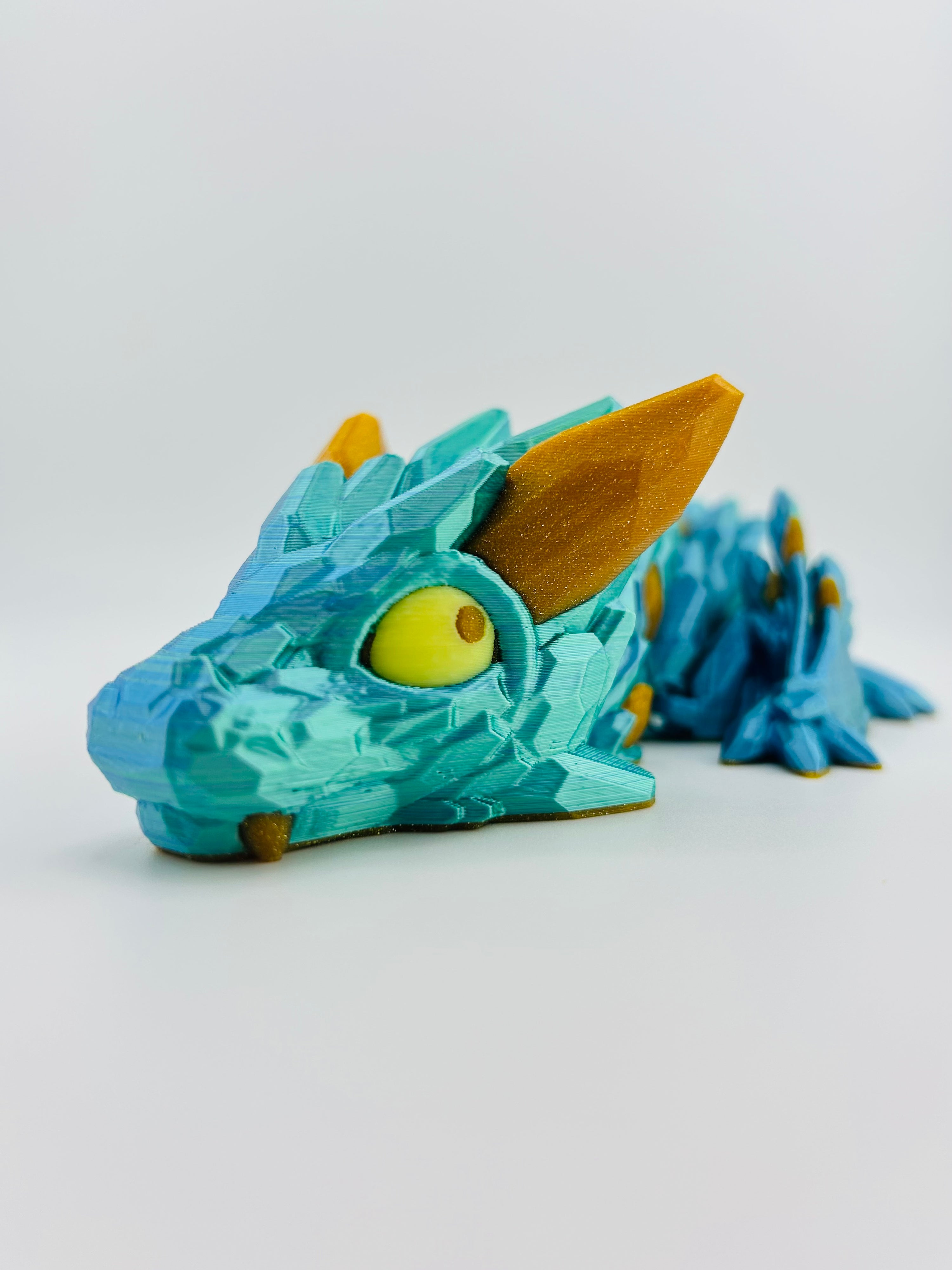 Baby Gemstone Dragon Teal